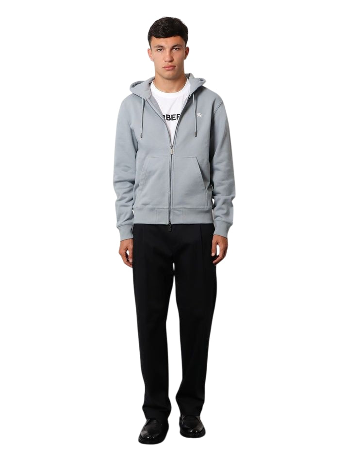 BURBERRY Men's Slim Fit Zip-Up Hooded Sweatshirt