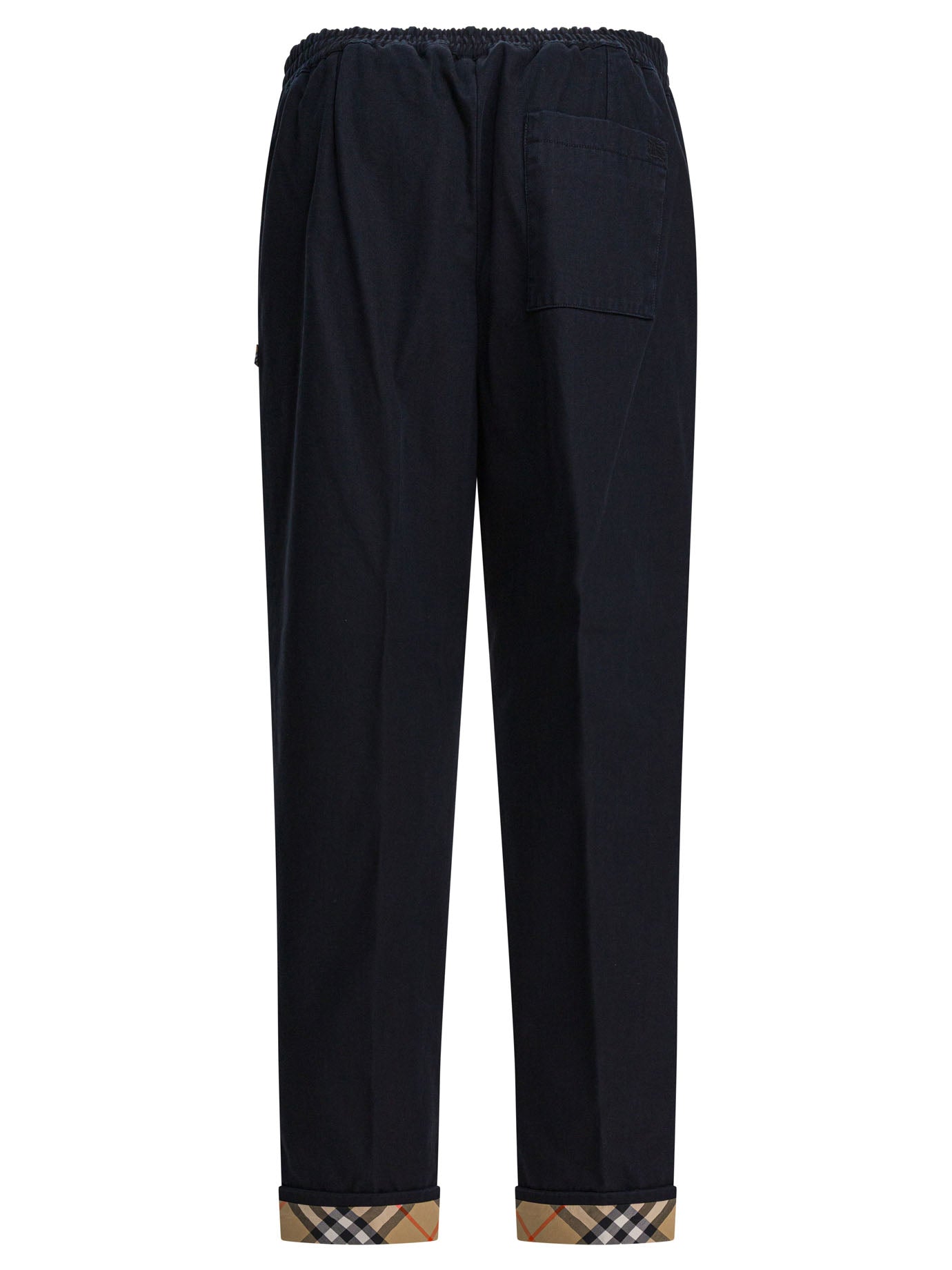 BURBERRY Classic Cotton Pants for Men - FW25 Collection