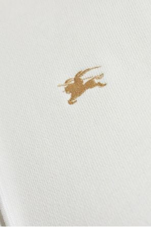 BURBERRY Embroidered Logo Women's Hoodie - FW25 Collection