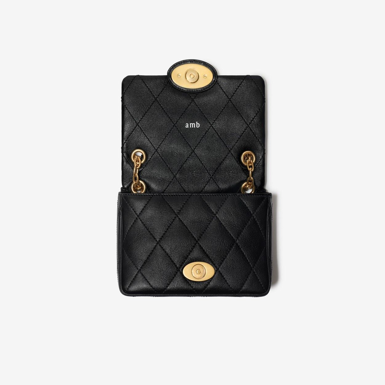 BURBERRY Mini Leather Strand Handbag