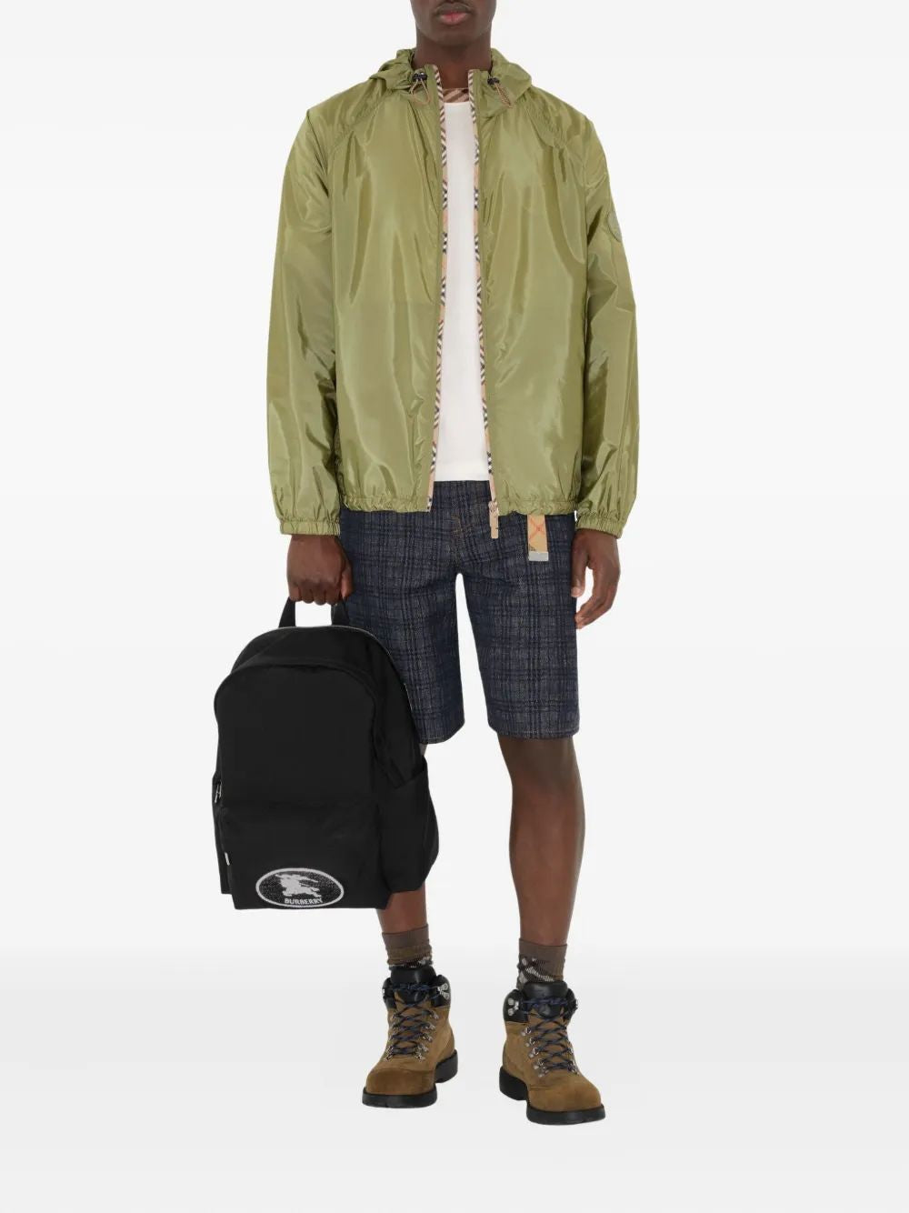 BURBERRY Canvas Zip Backpack