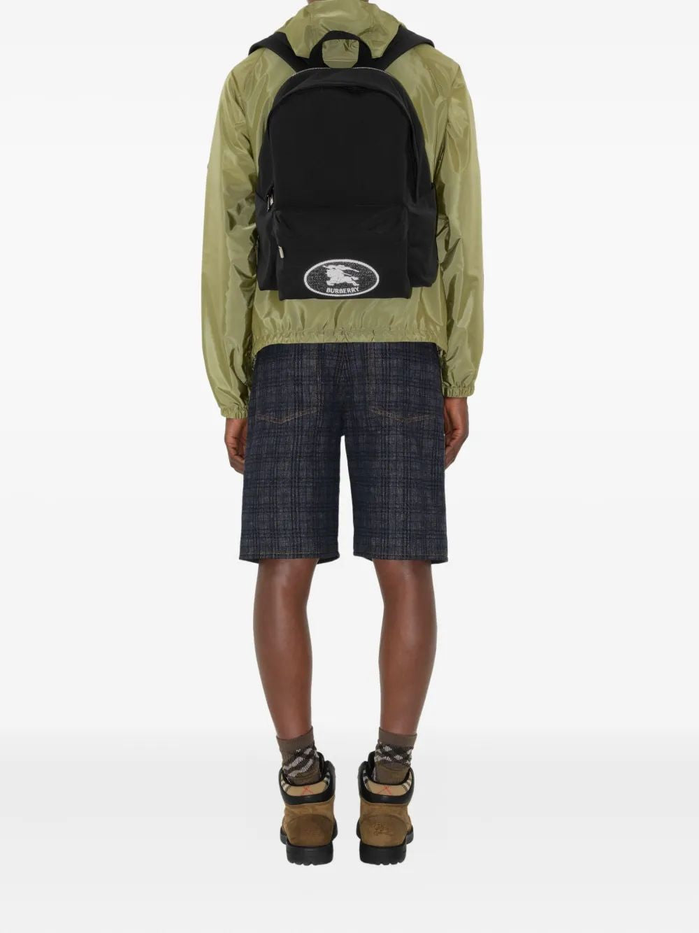 BURBERRY Canvas Zip Backpack