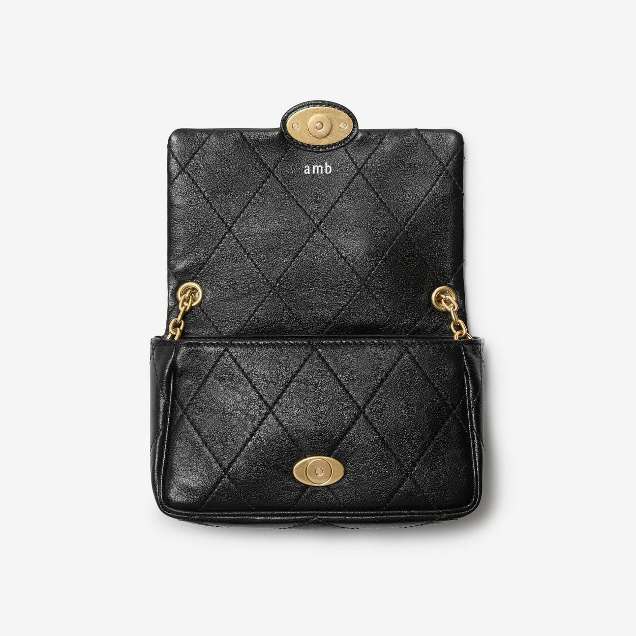 BURBERRY Mini Leather Clutch Bag