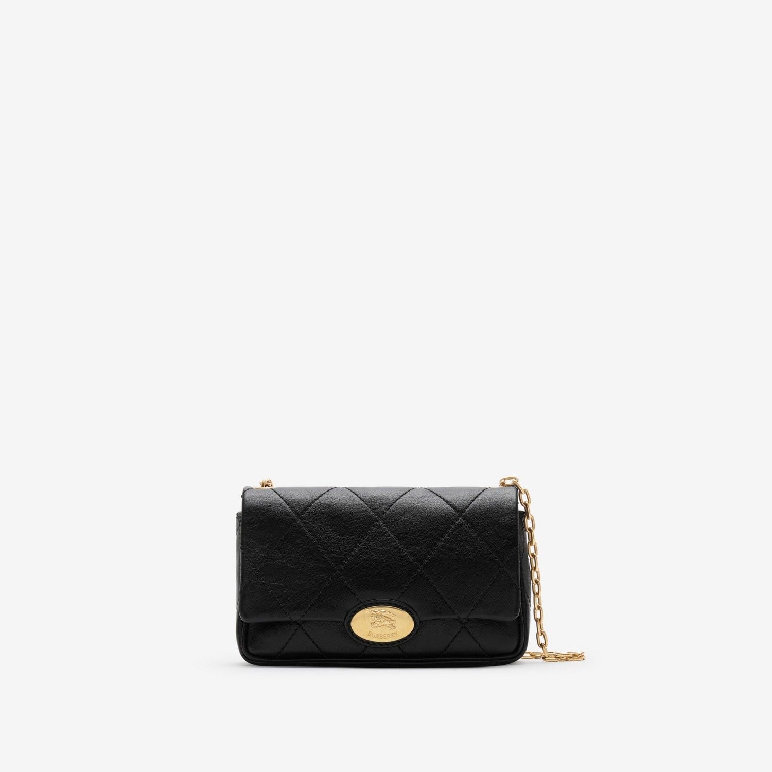 BURBERRY Mini Leather Clutch Bag