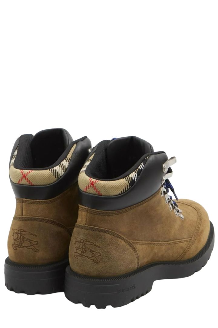 BURBERRY Suede Moor Ankle Boots for Men