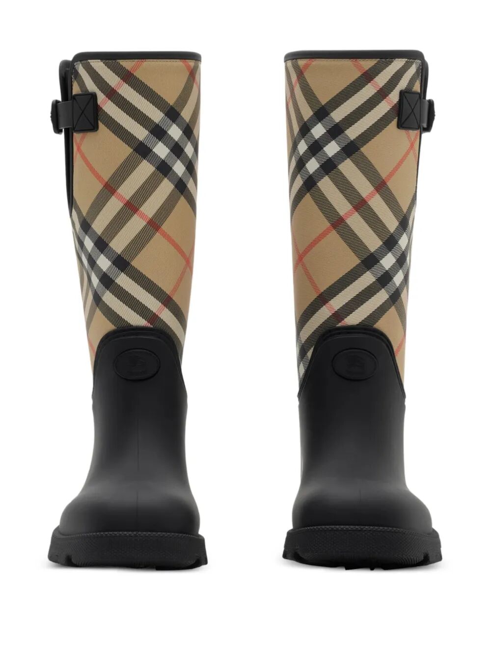 BURBERRY Rubber Marsh Stamp High Boots - Women's