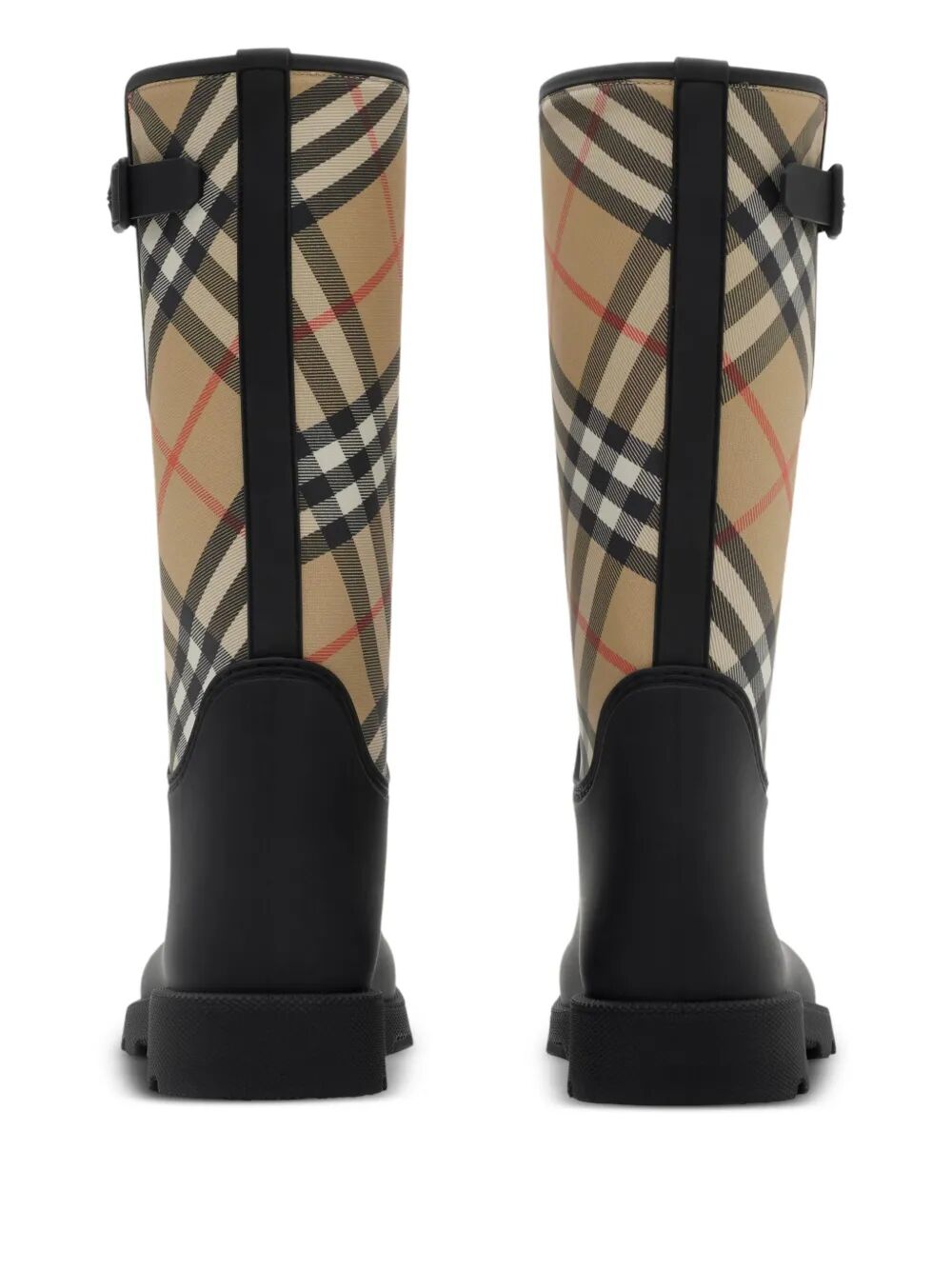 BURBERRY Rubber Marsh Stamp High Boots - Women's