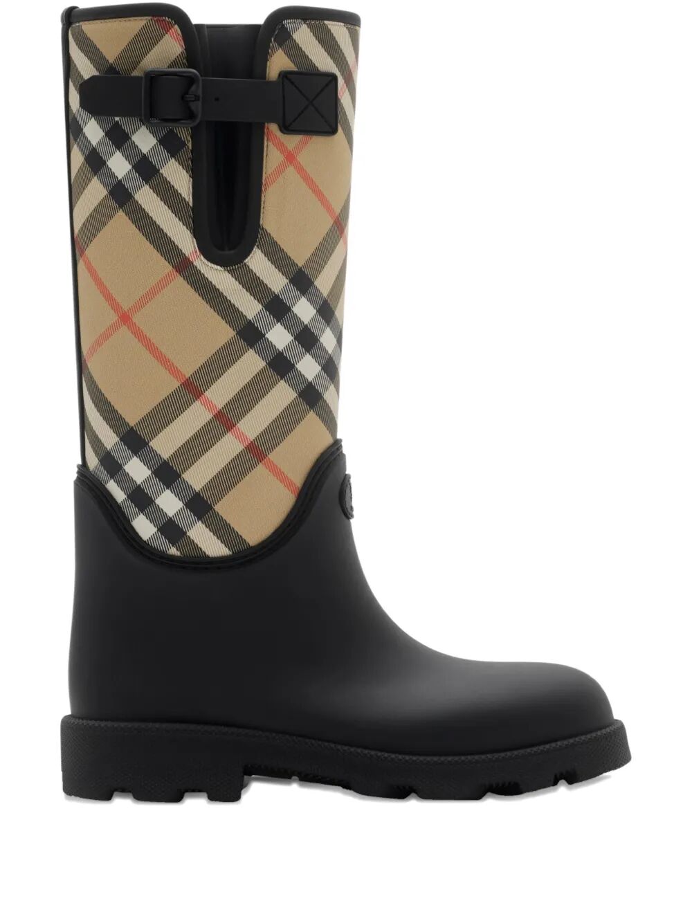 BURBERRY Rubber Marsh Stamp High Boots - Women's