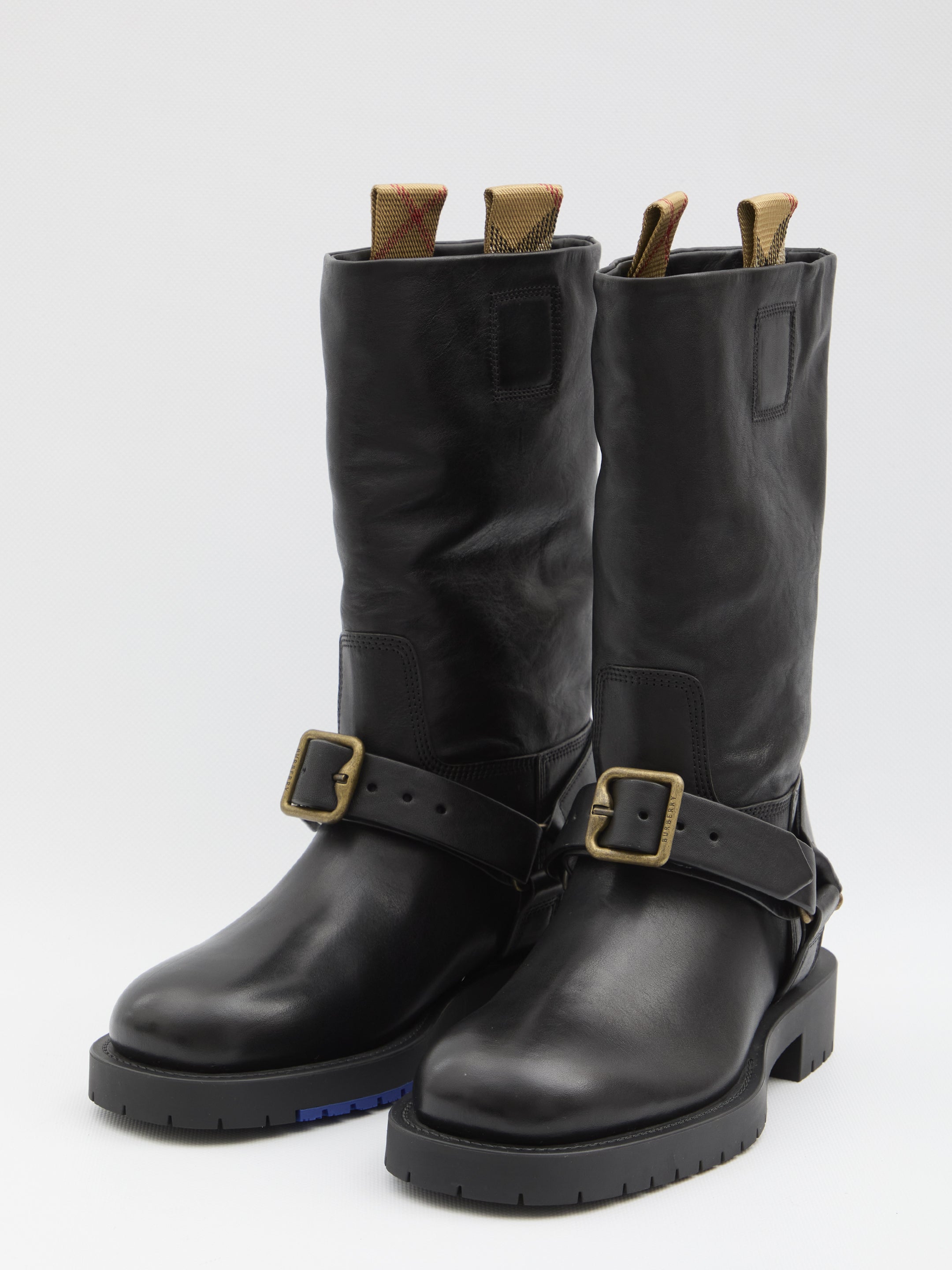 BURBERRY Soft Saddle Low Boots for Women