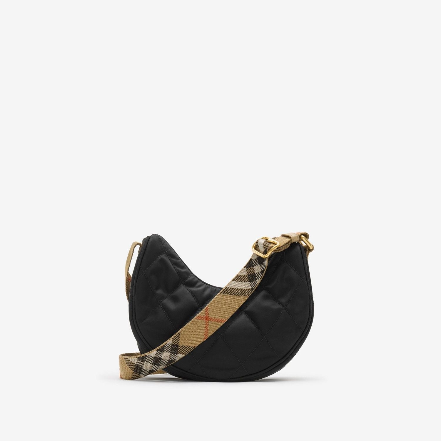 BURBERRY Mini Crossbody Bag with Horseshoe Detail