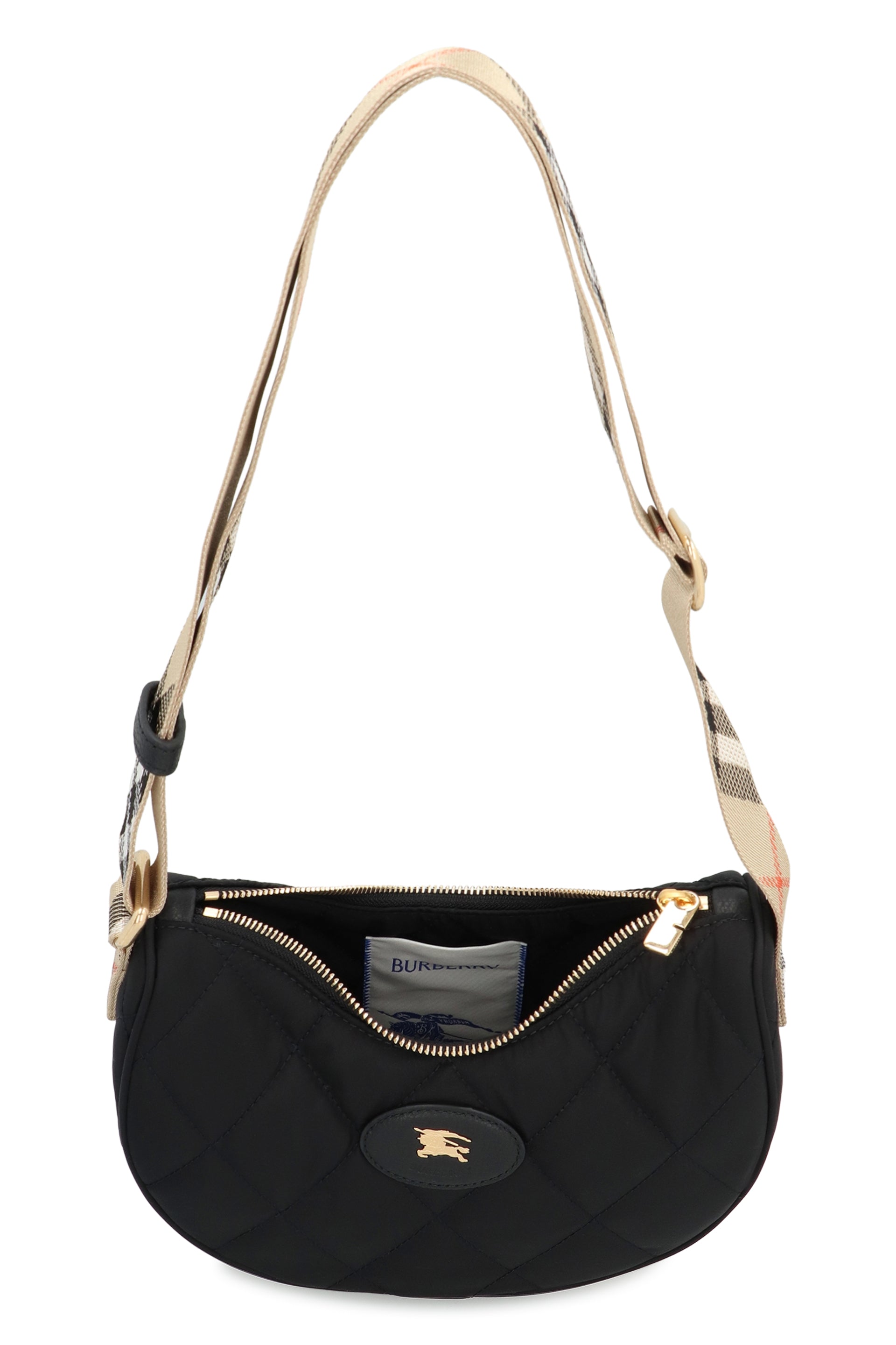 BURBERRY Mini Nylon Messenger Handbag