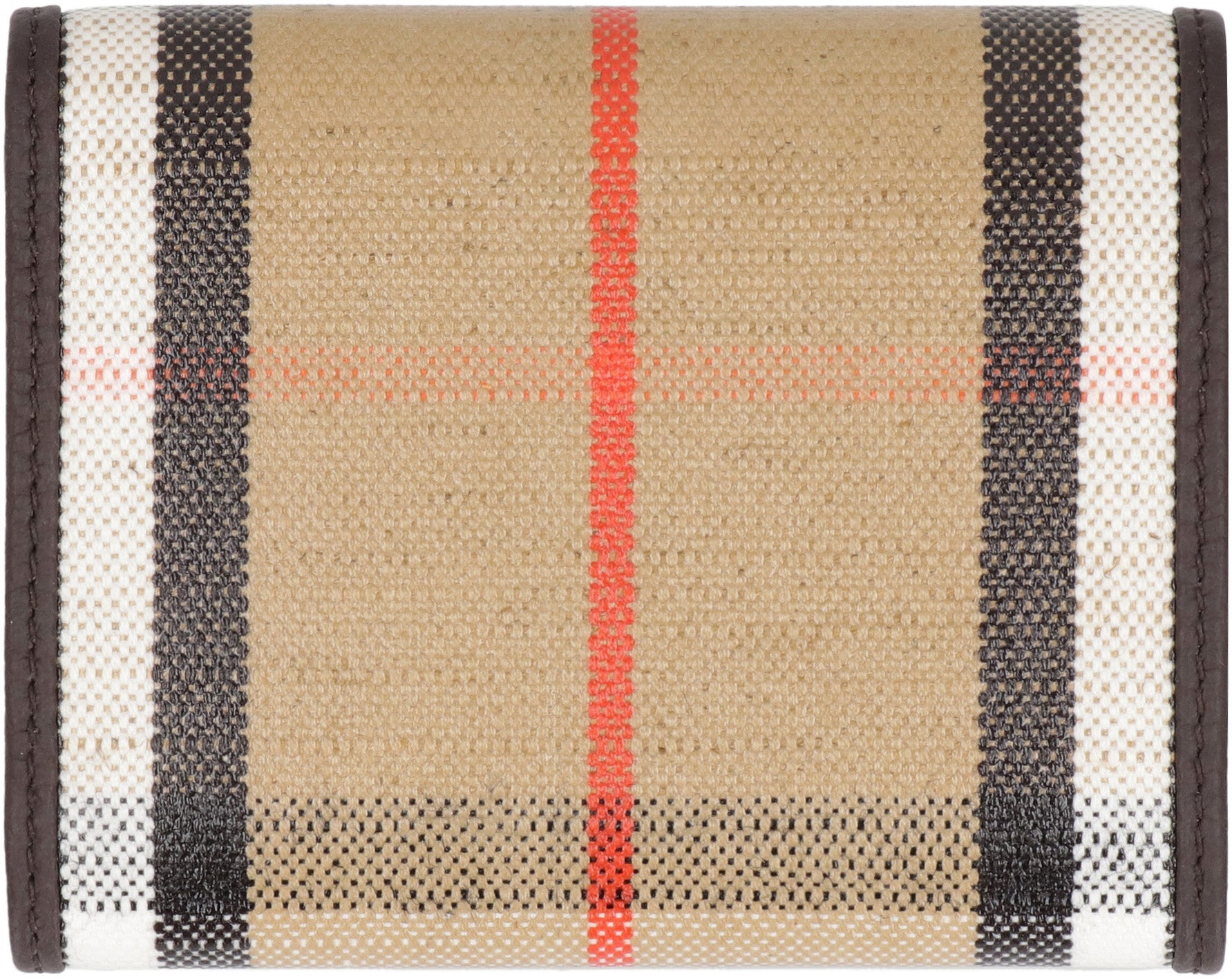 BURBERRY Mini Coated Canvas Wallet