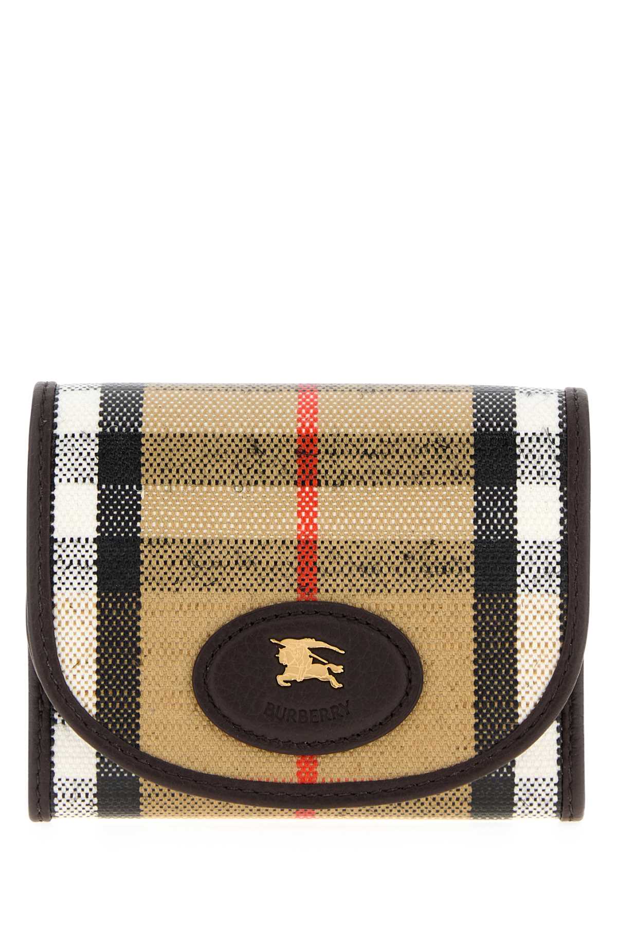BURBERRY Highlands Mini Cotton Wallet