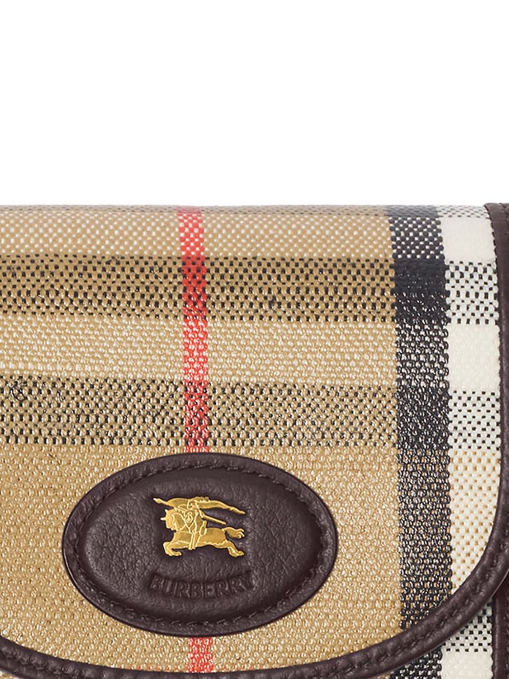 BURBERRY Highlands Mini Cotton Wallet