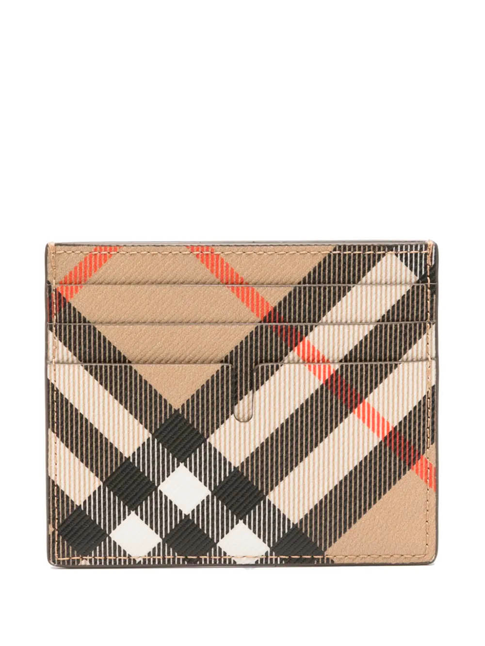 BURBERRY Mini Check Credit Card Holder