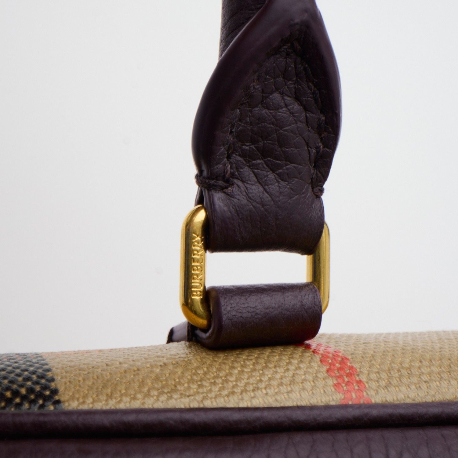 BURBERRY Highlands Mini Bowling Bag