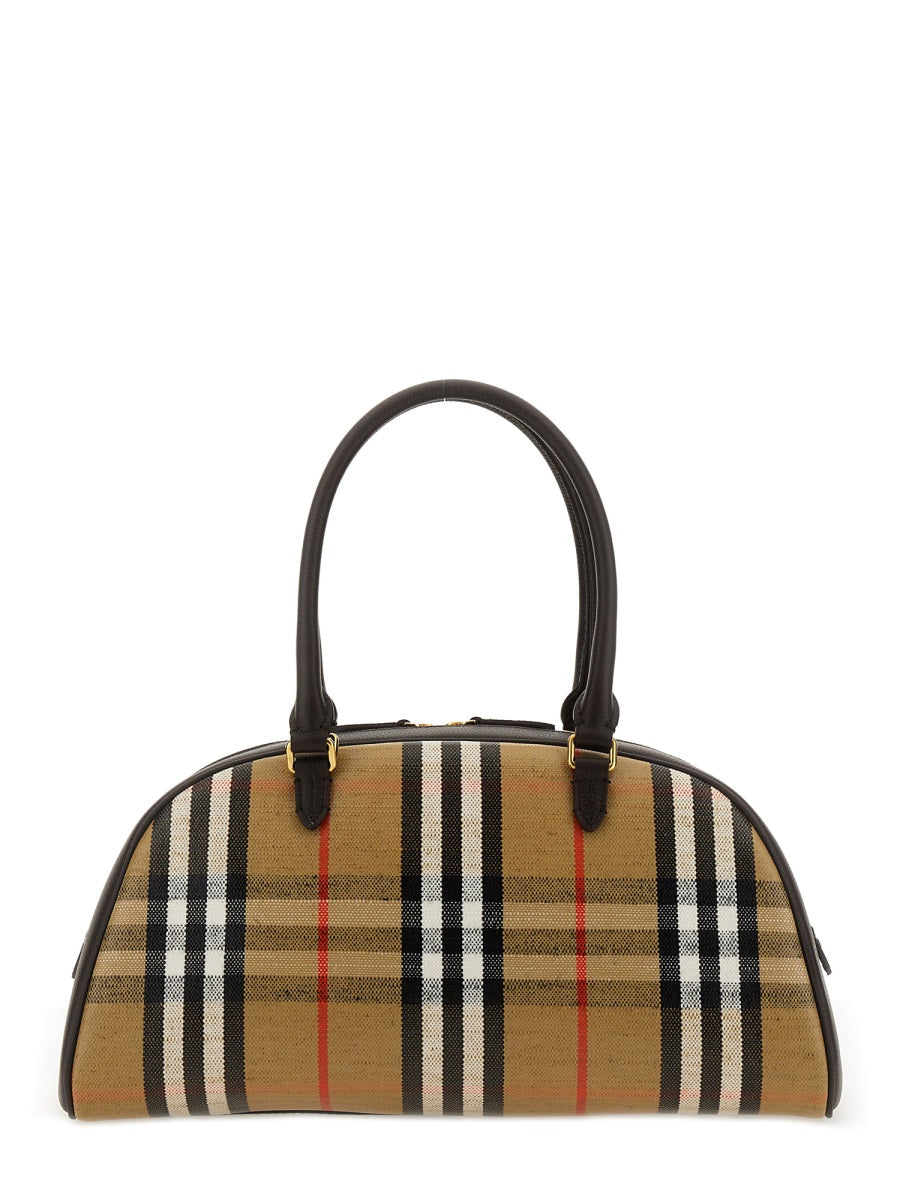 BURBERRY Highlands Bowling Handbag - 17 CM Height