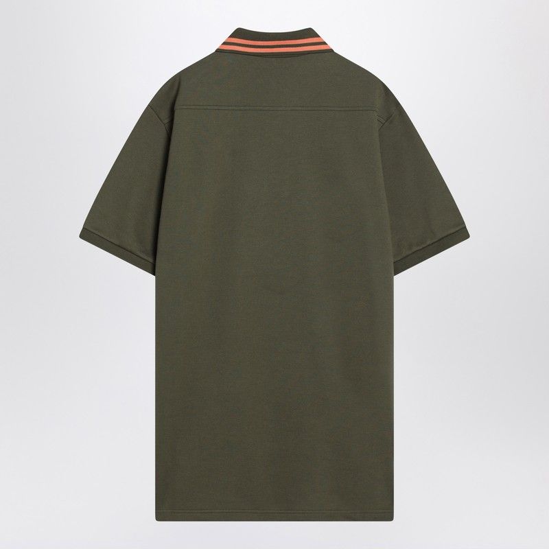 GUCCI Men's Short Sleeve Polo in Cotton Blend