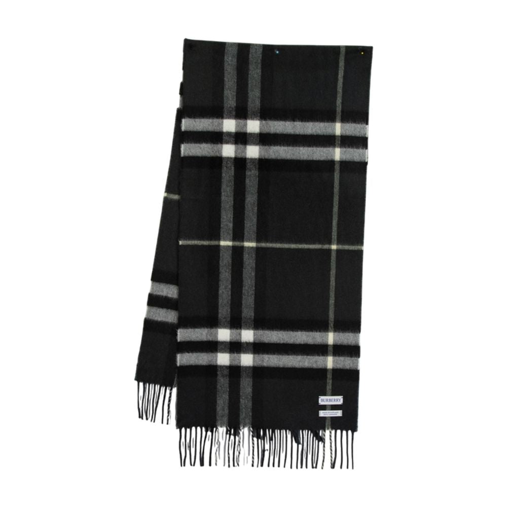 BURBERRY Giant Check Cashmere Scarf - Unisex