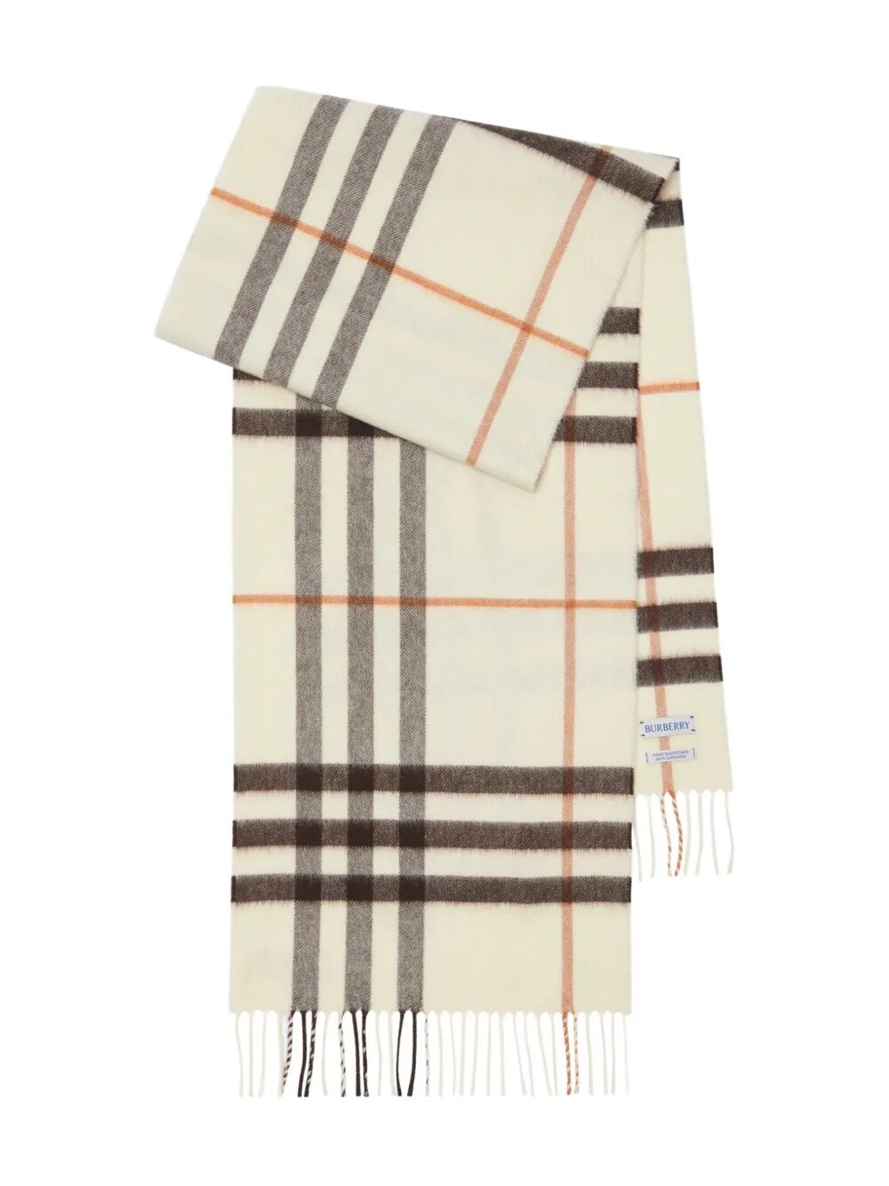 BURBERRY Giant Check Cashmere Scarf