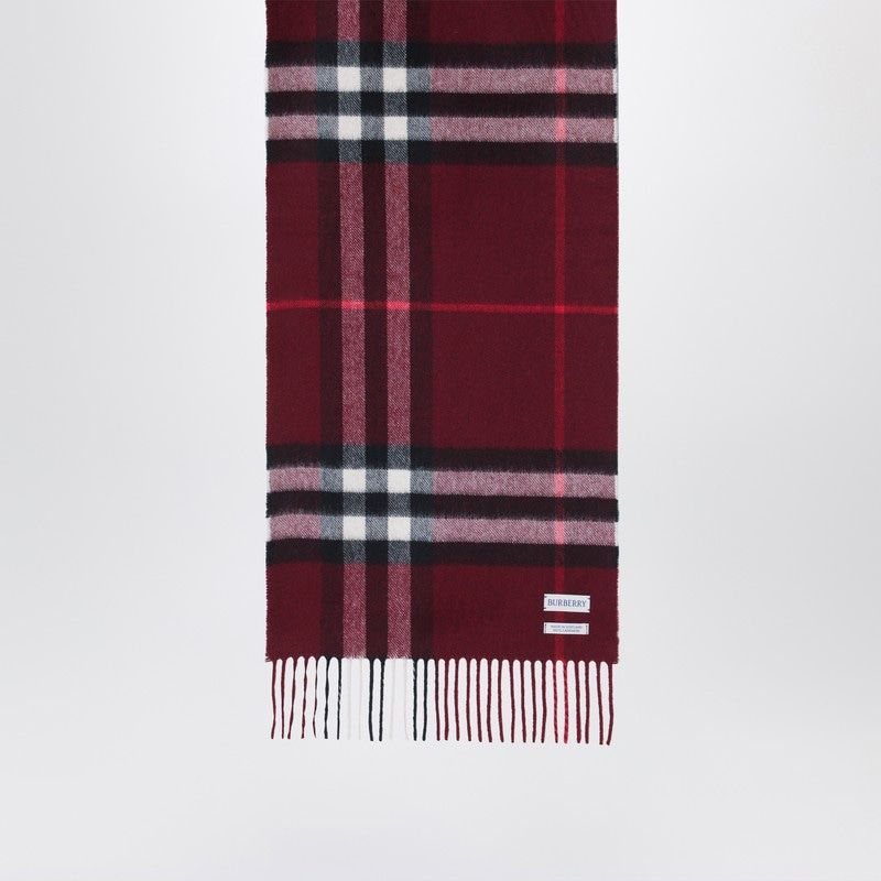 BURBERRY Cashmere Scarf with Classic Check Pattern
