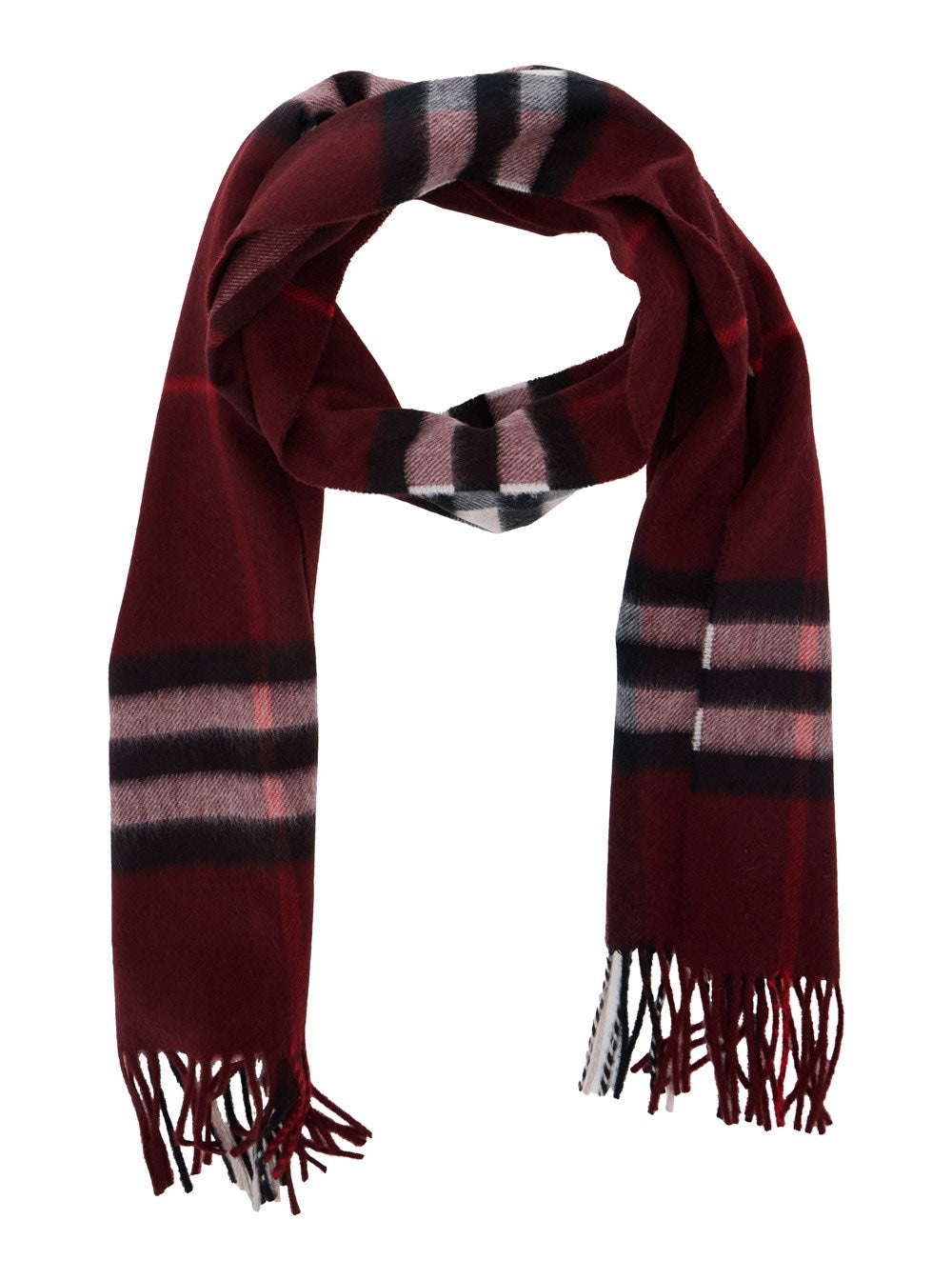 BURBERRY Giant Check Cashmere Scarf