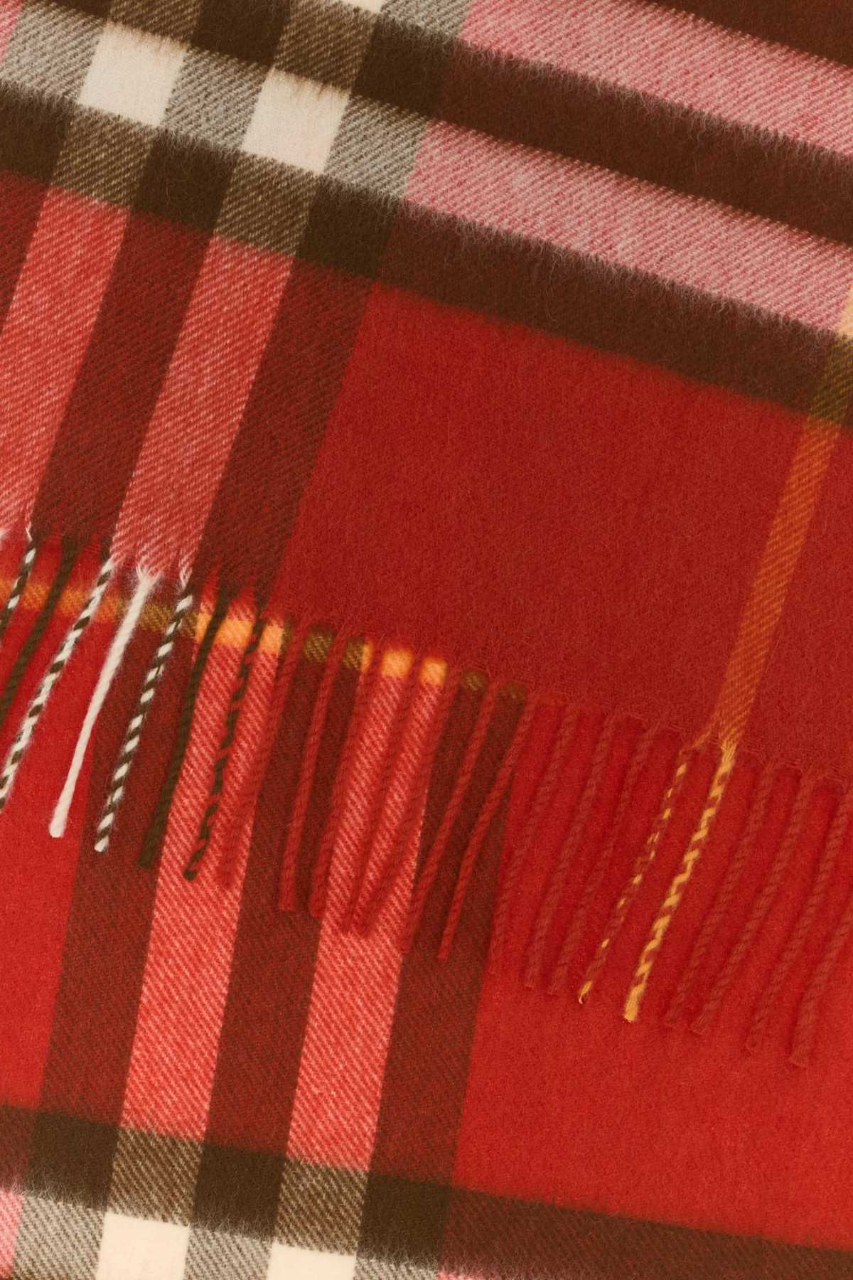 BURBERRY Embroidered Cashmere Scarf