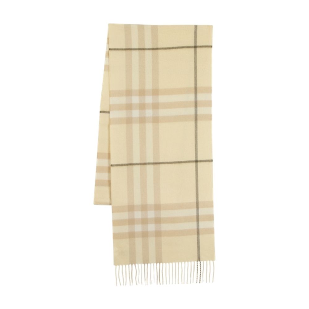 BURBERRY Giant Check Cashmere Scarf - Unisex