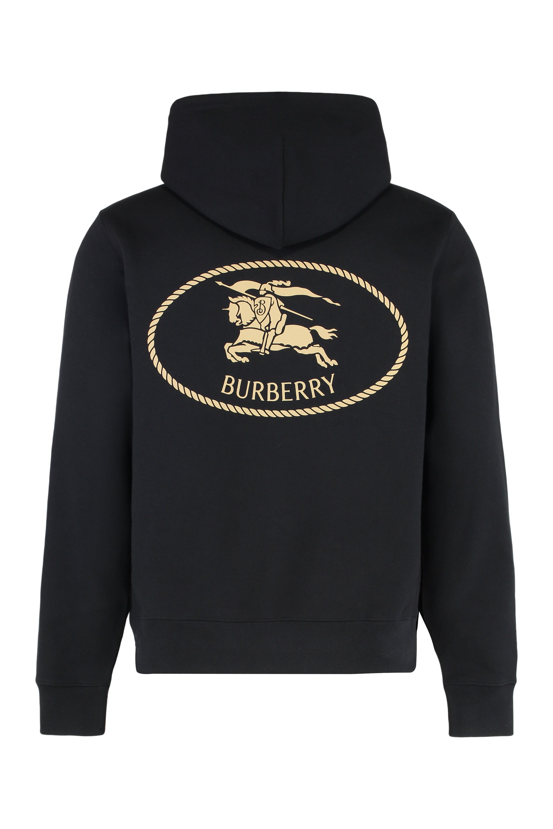 BURBERRY Logo Cotton Hoodie for Men