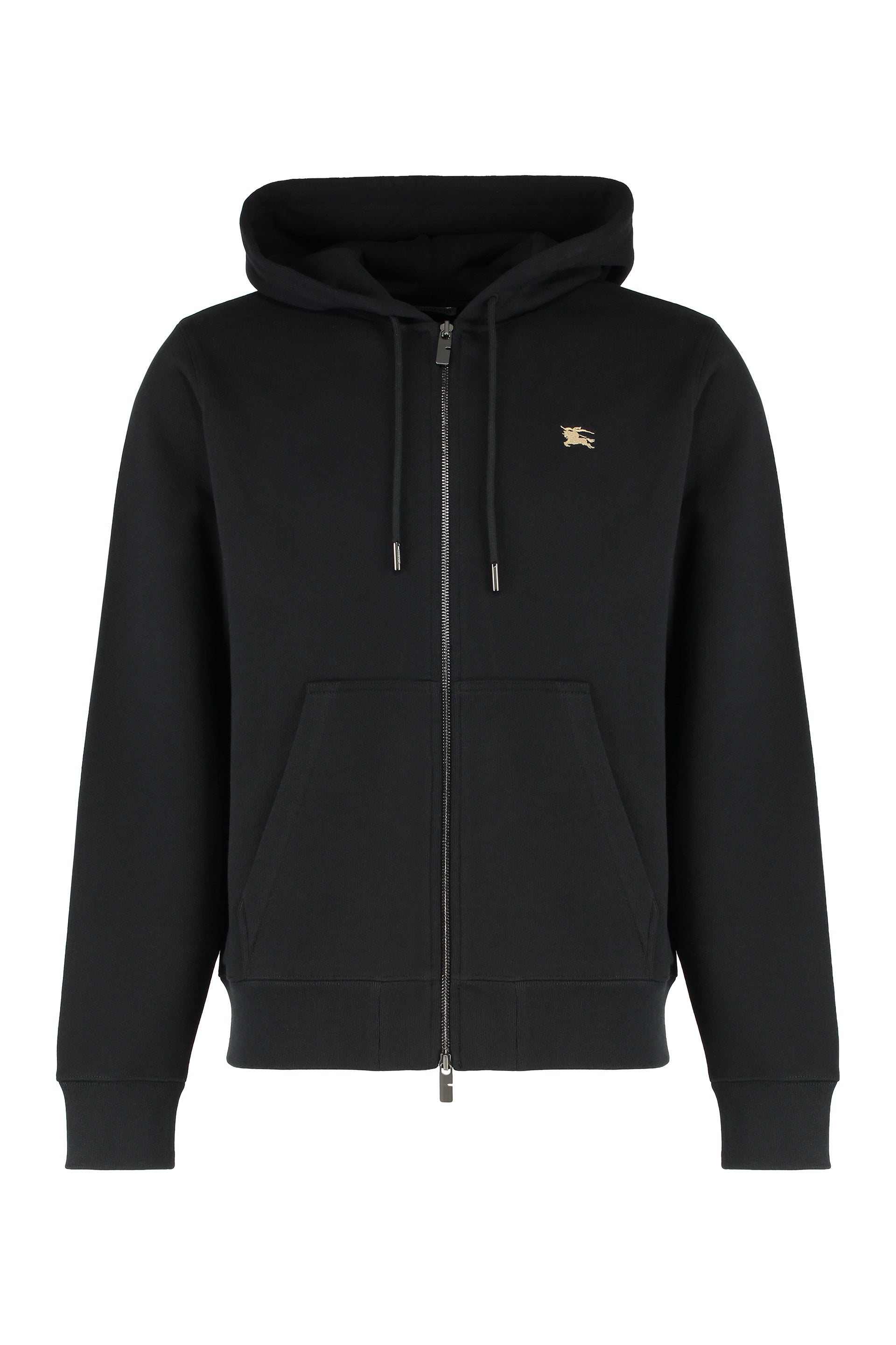 BURBERRY Full Zip Hoodie with Equestrian Knight Design