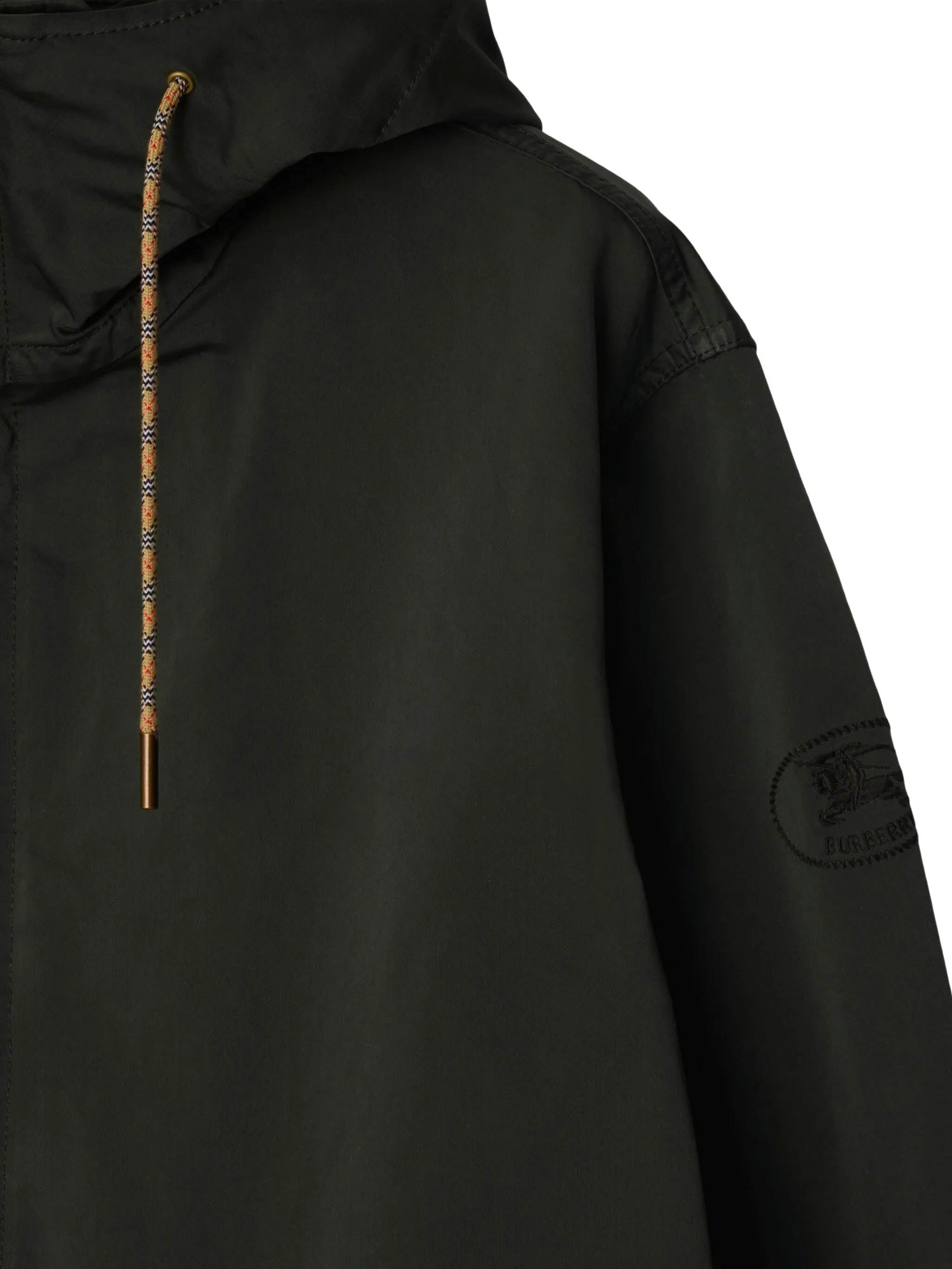 BURBERRY Men's Nylon Blend Parka Jacket - Size M