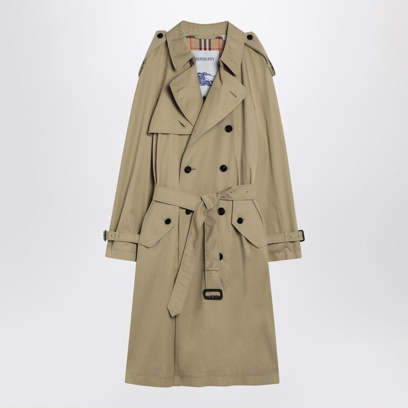 BURBERRY Double-Breasted Trench Jacket