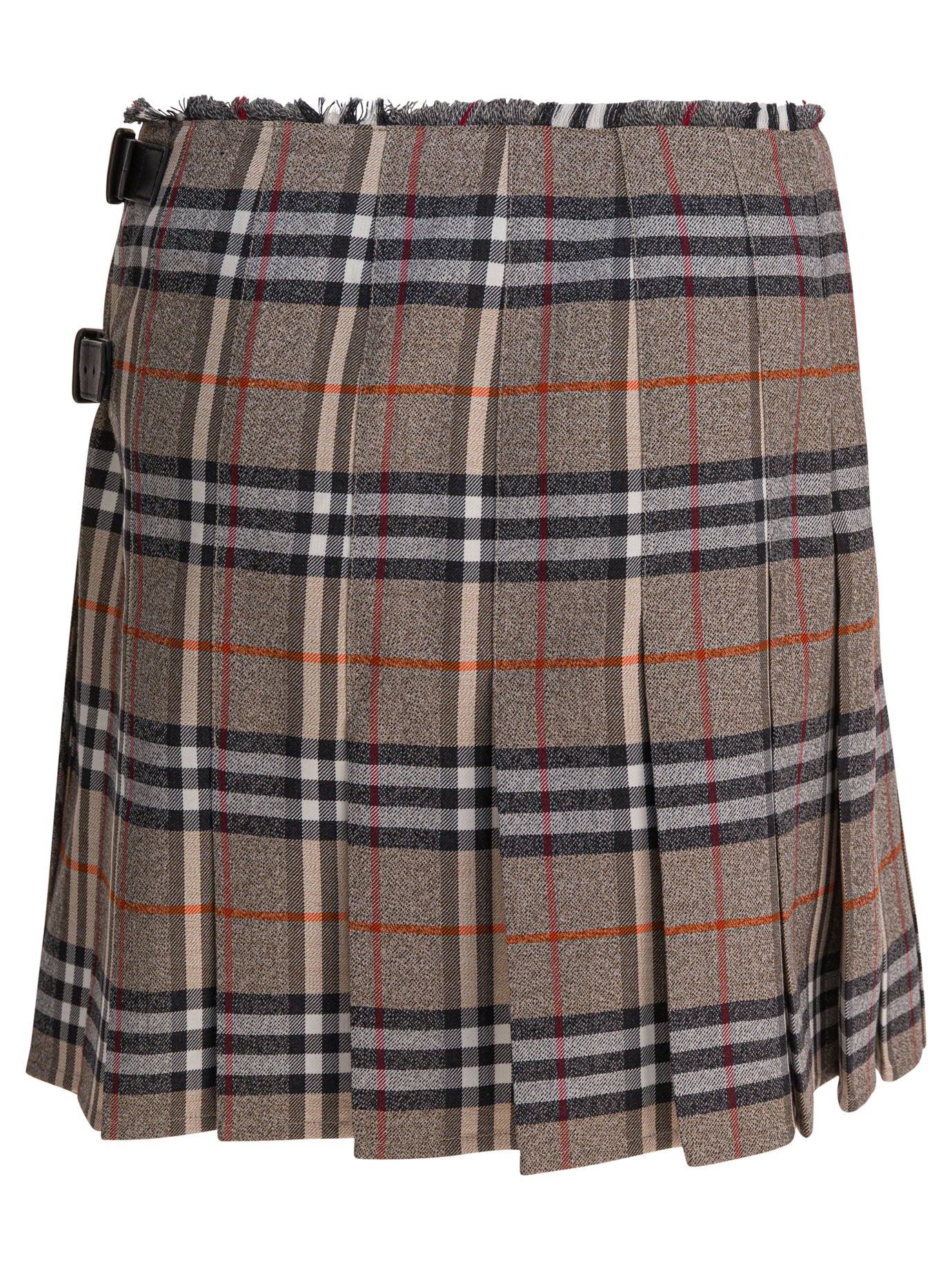 BURBERRY Elegant Women's Mini Wool Skirt