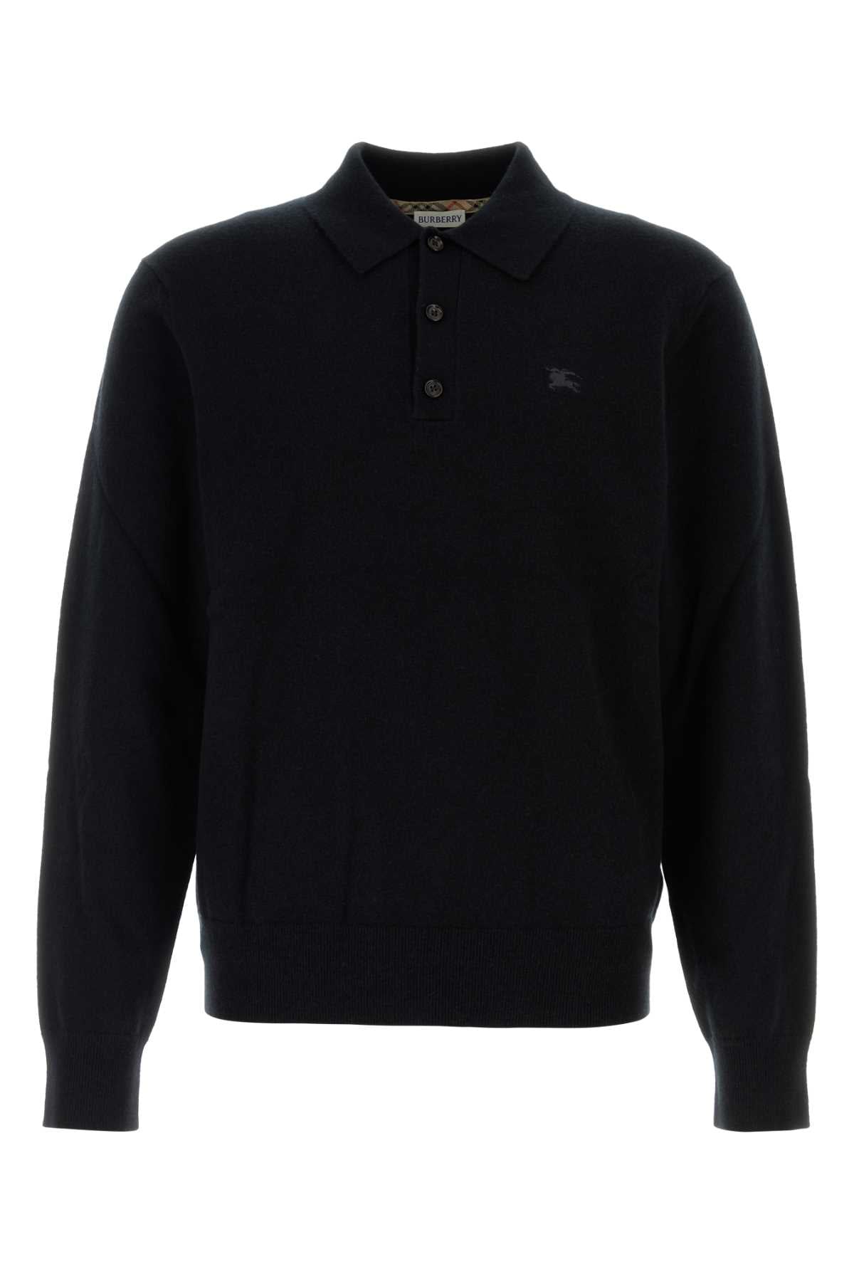 BURBERRY Cashmere Blend Polo Shirt for Men