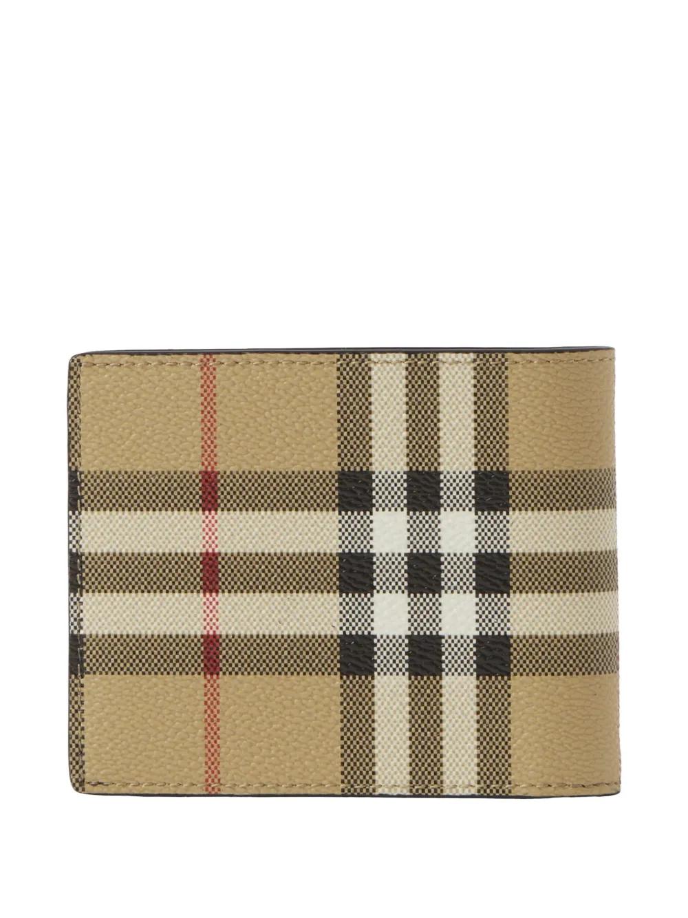 BURBERRY Mini Leather Hipfold Wallet