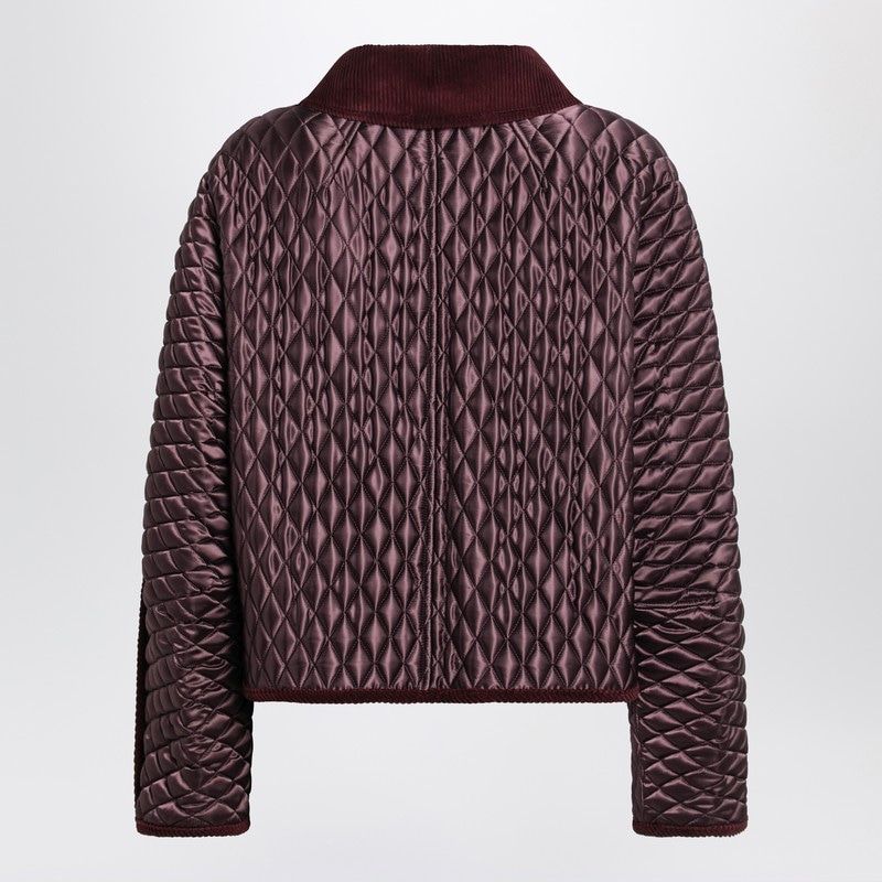 BURBERRY Mini Cropped Quilted Nylon Jacket