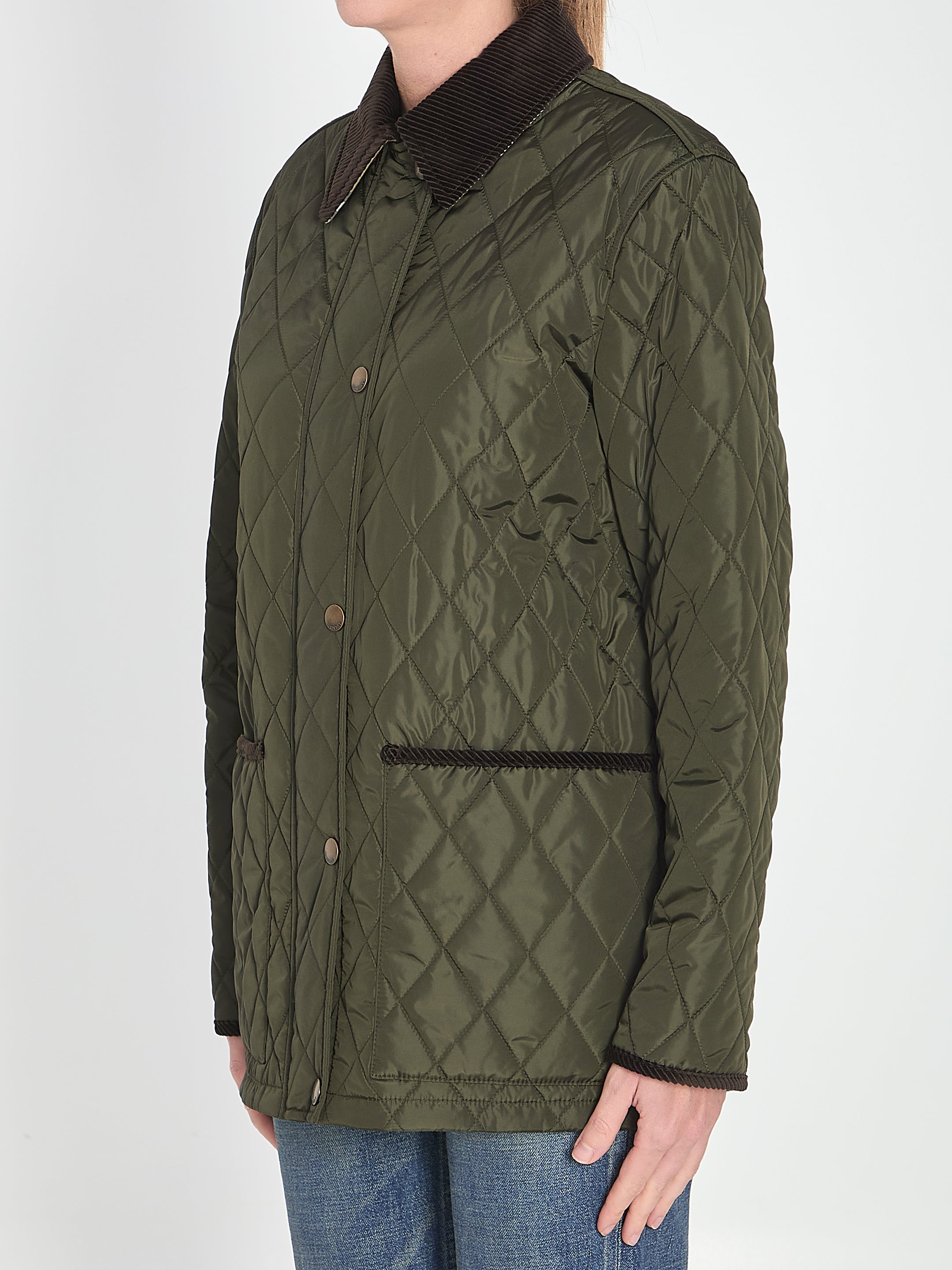 BURBERRY Nylon Jacket with Zip Closure for Women
