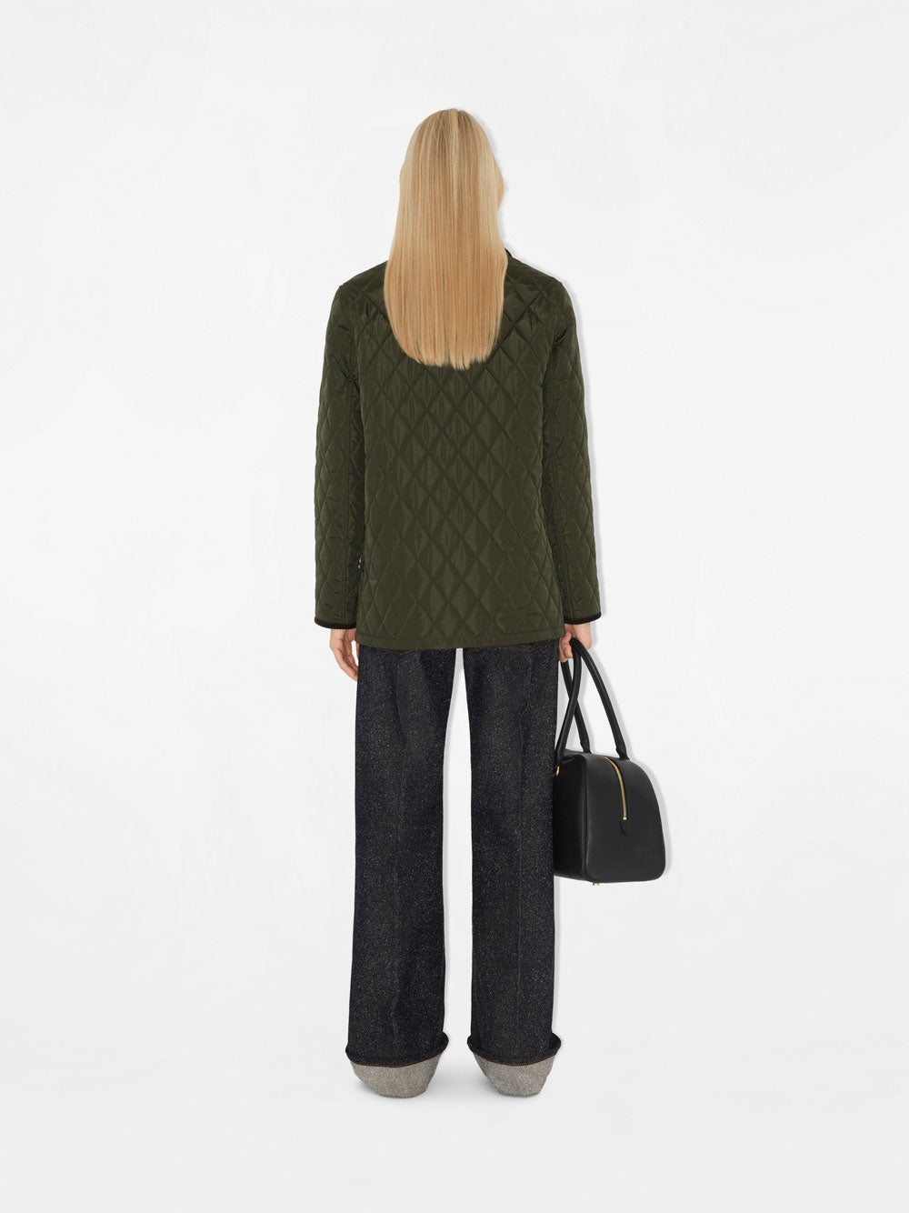 BURBERRY Quilted Nylon Barn Jacket for Women