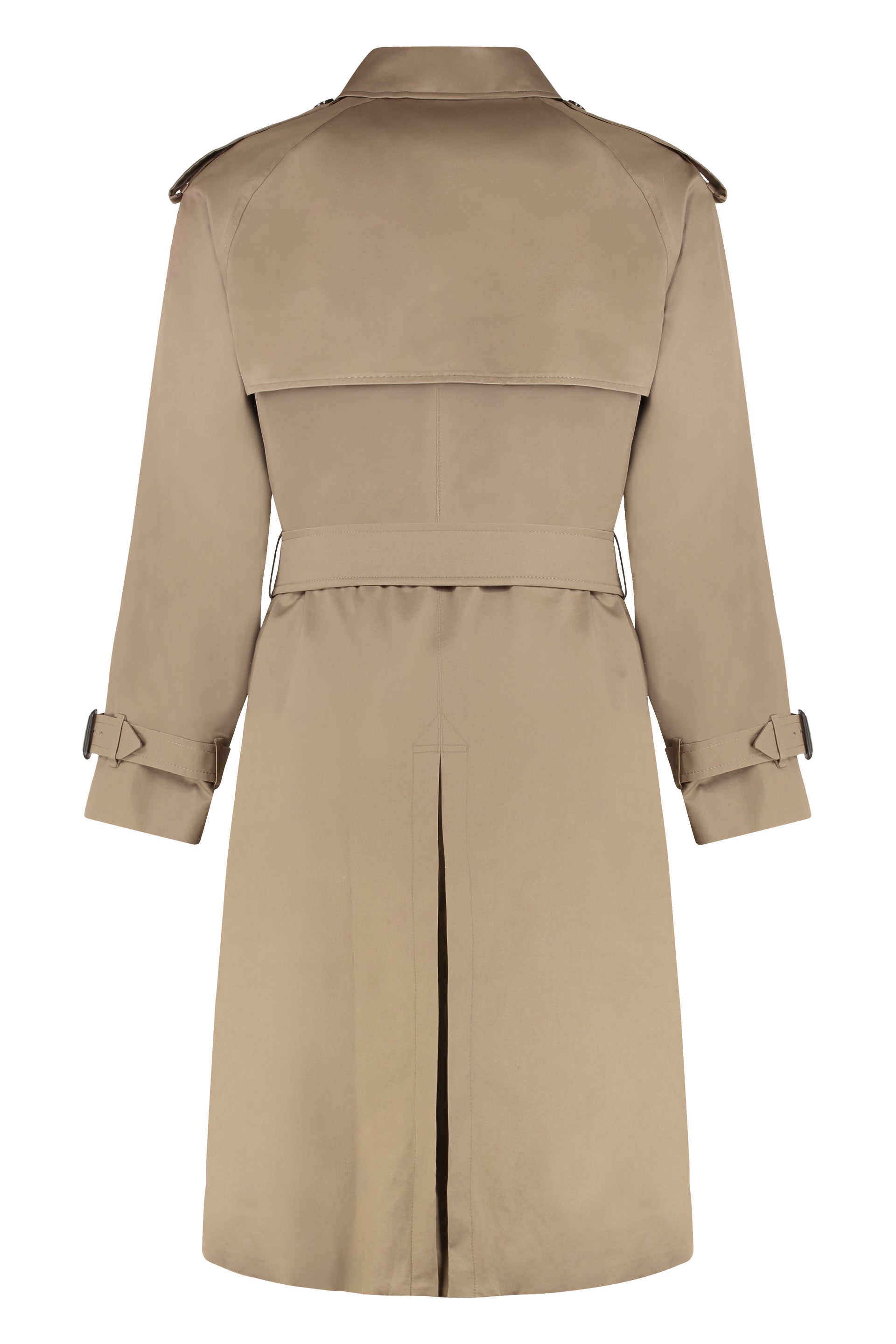 BURBERRY Lungo Trench Coat - Double-Breasted Design