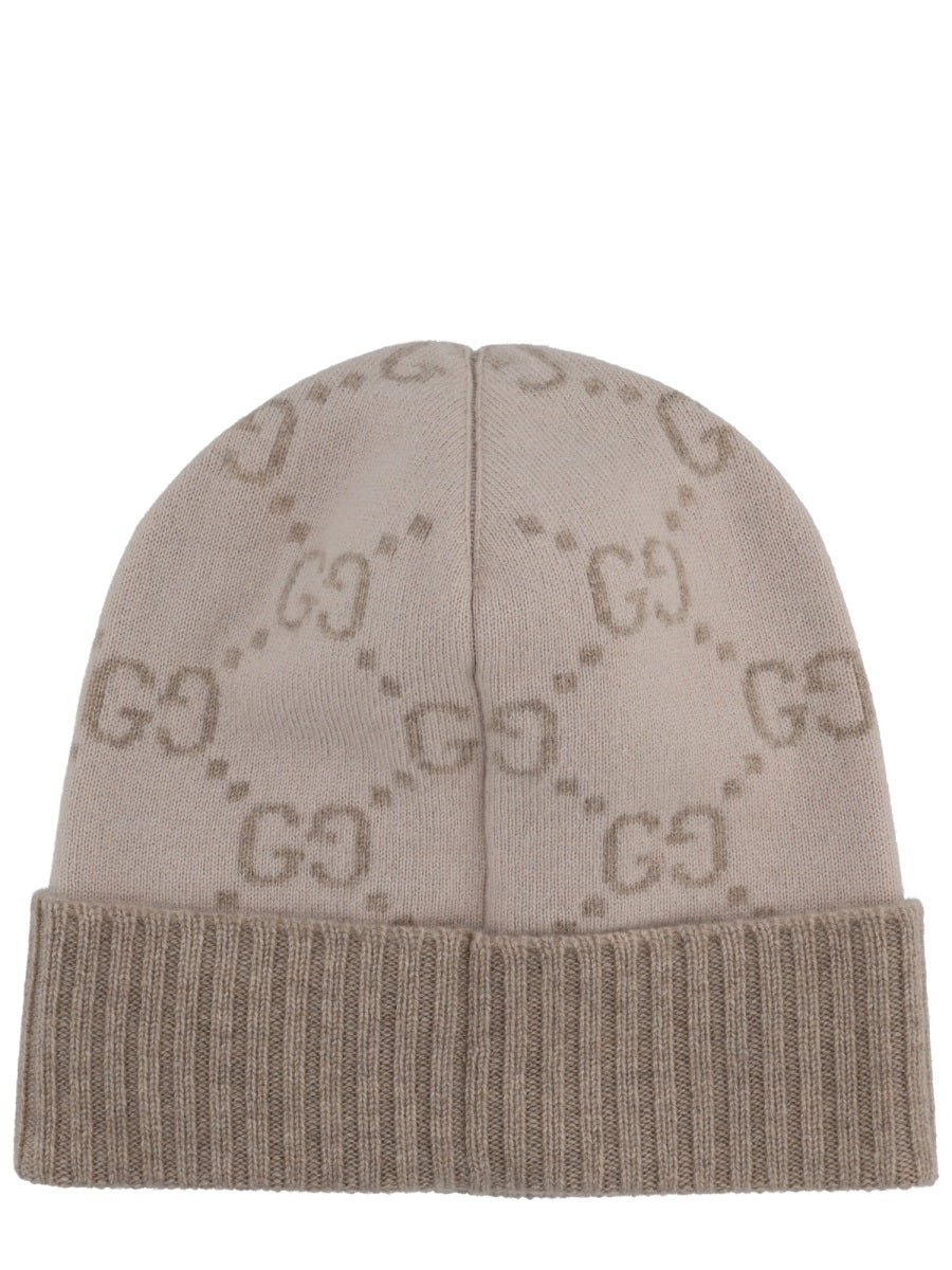 GUCCI Cashmere Jacquard GG Hat for Women