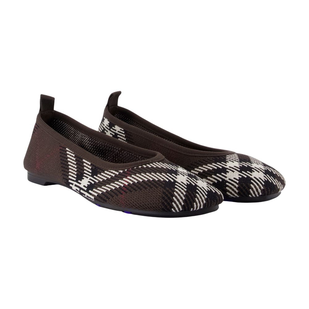 BURBERRY Mini Knit Baby Ballerinas