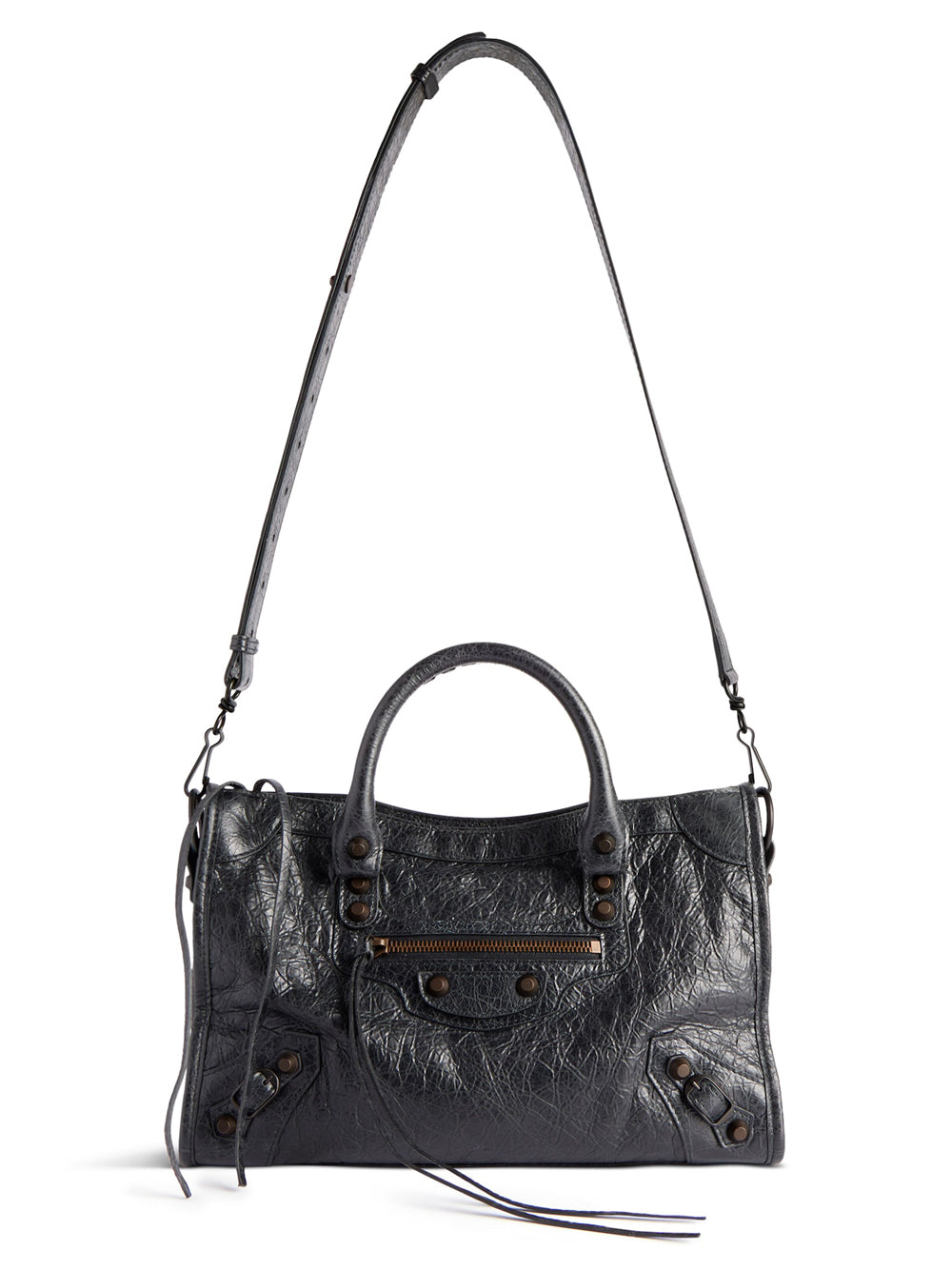 BALENCIAGA Mini Leather City Handbag