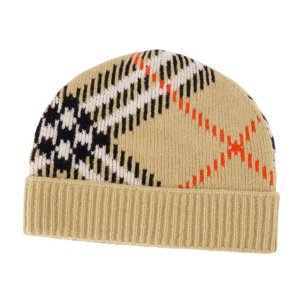 BURBERRY Core Check Beanie for Women