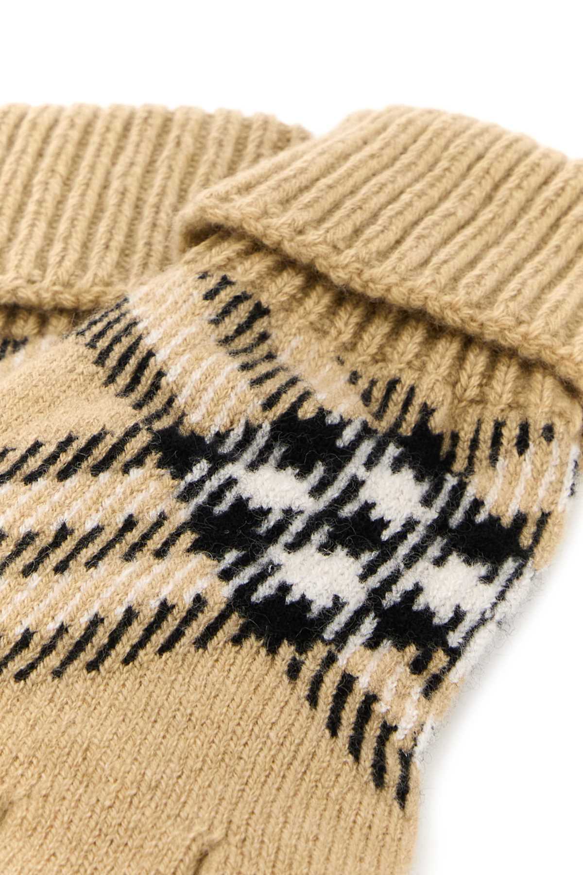 BURBERRY Core Check Gloves for Women