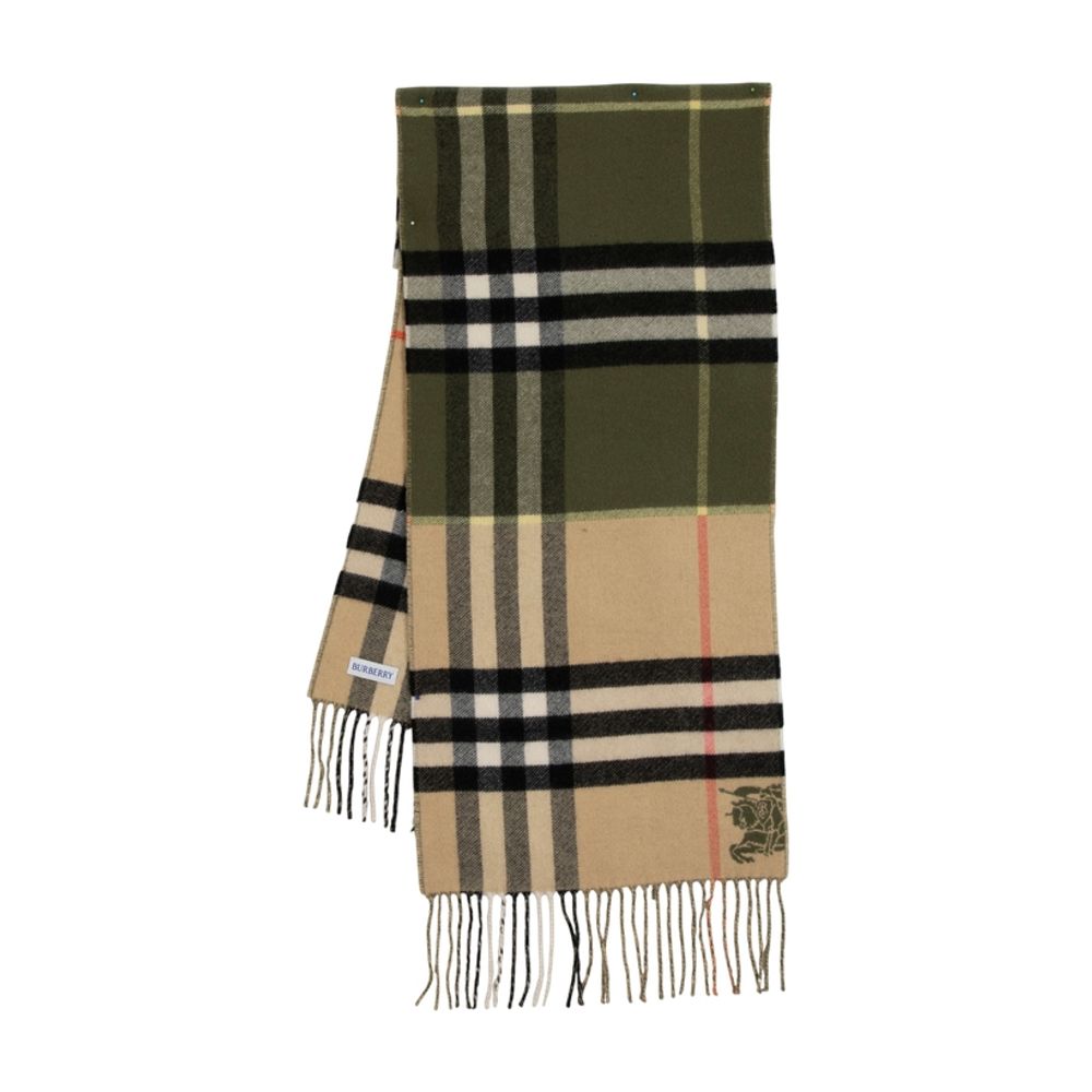 BURBERRY Embroidered Cashmere Scarf