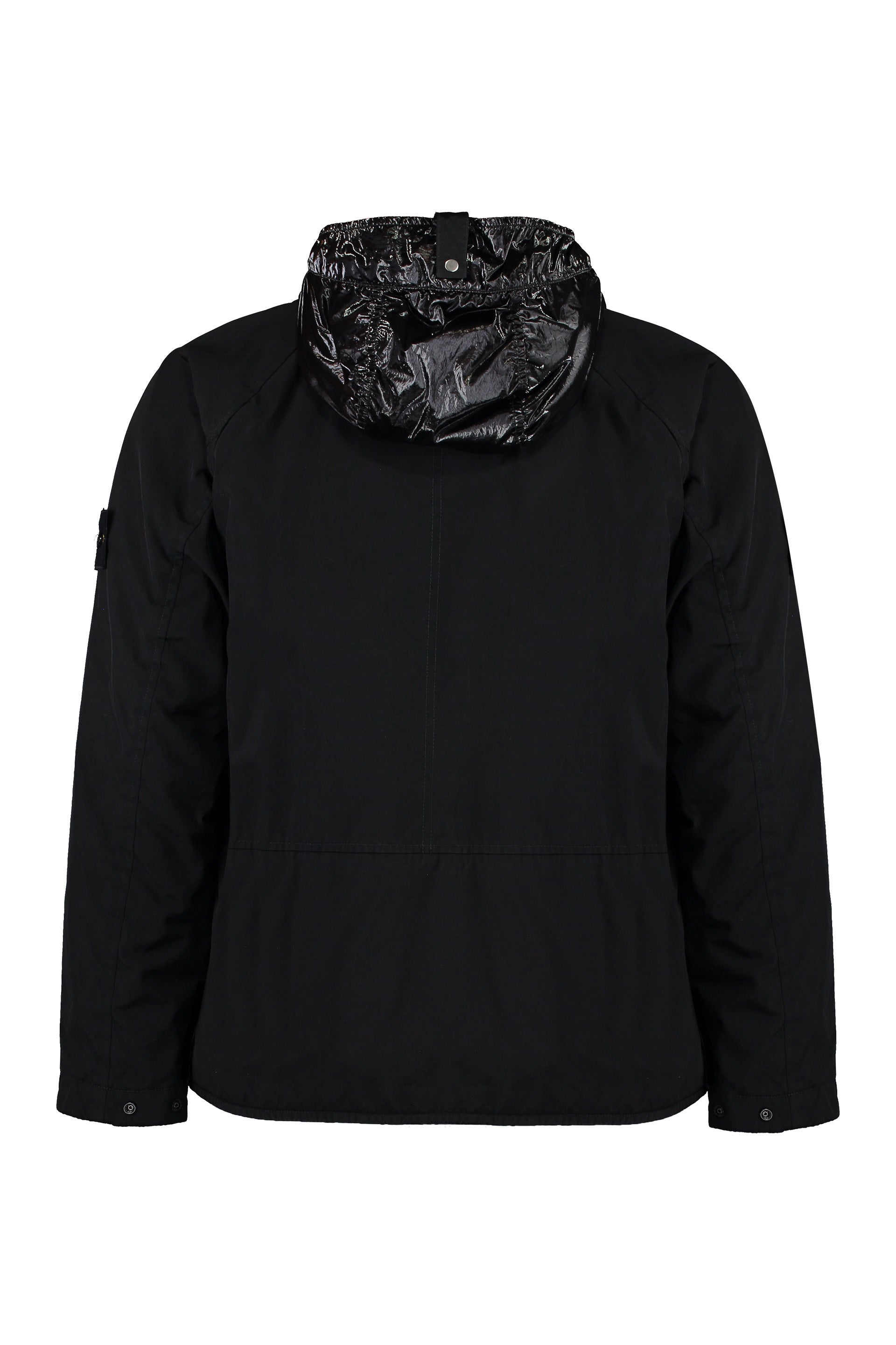 STONE ISLAND Tech Fabric Jacket with Removable Logo Patch