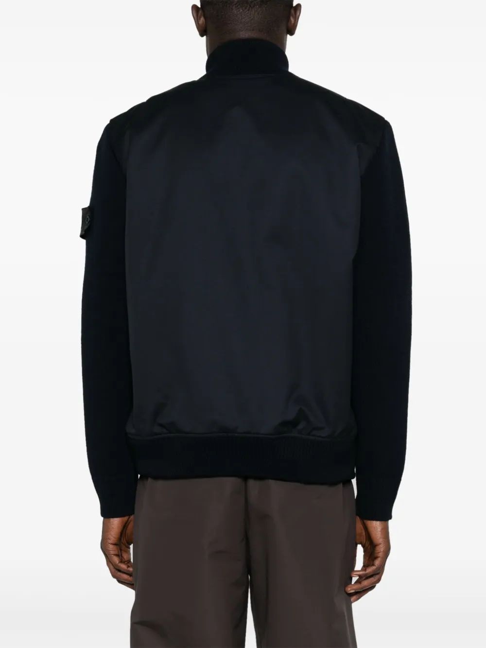 STONE ISLAND Panelled Bomber Jacket