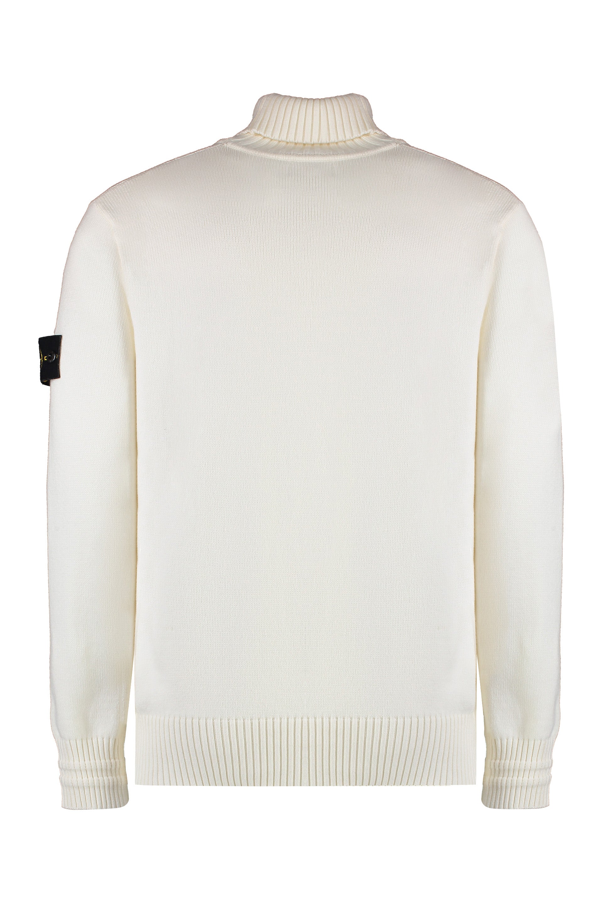 STONE ISLAND Wool Blend Turtleneck Sweater