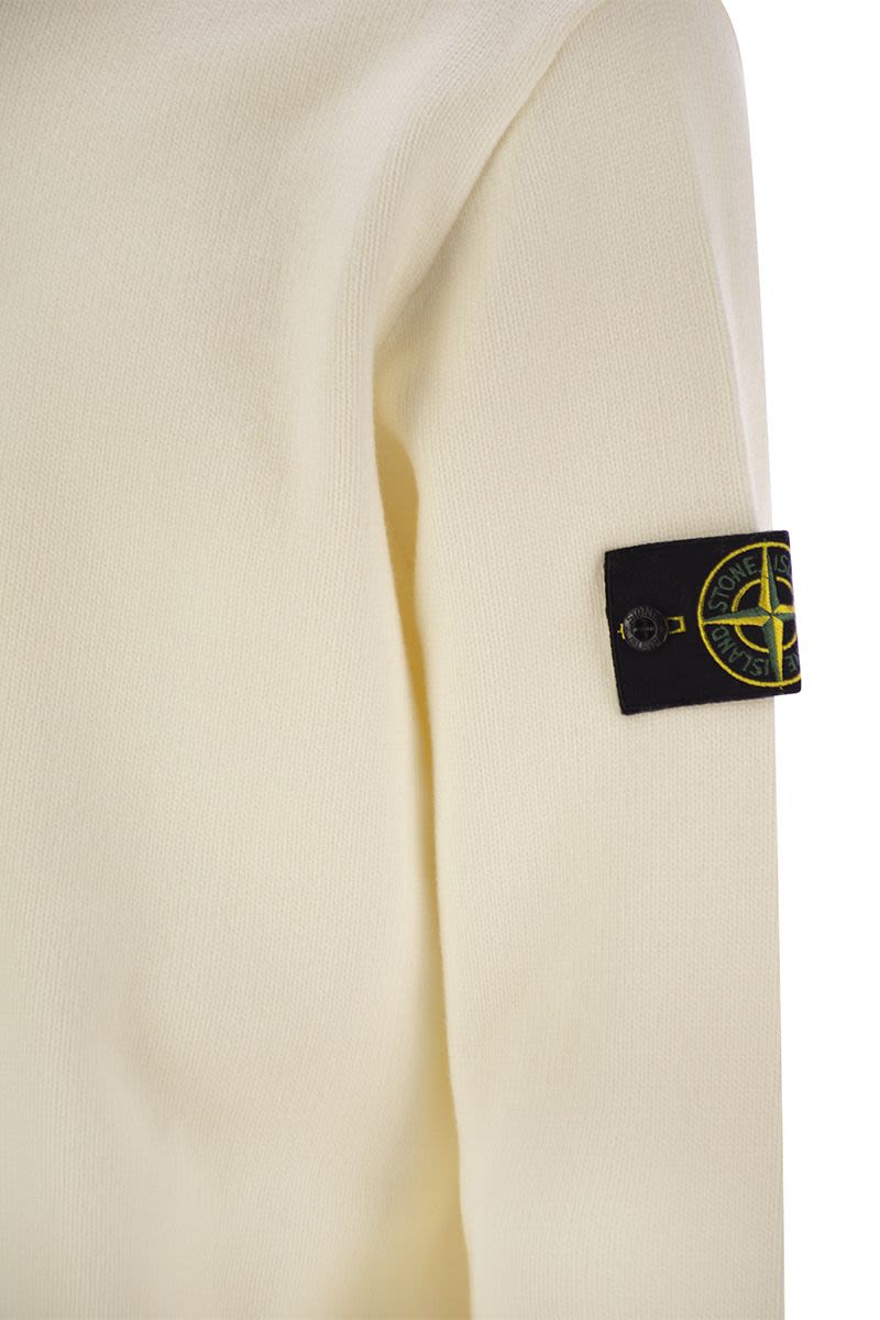 STONE ISLAND Regular-Cut Crew Neck Jumper for Men