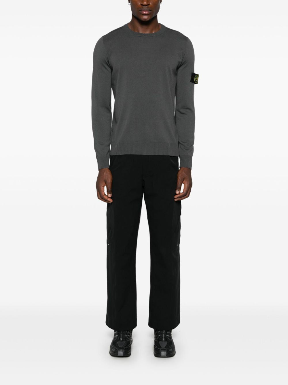 STONE ISLAND Round Neck Jumper for Men - Premium Wool Blend